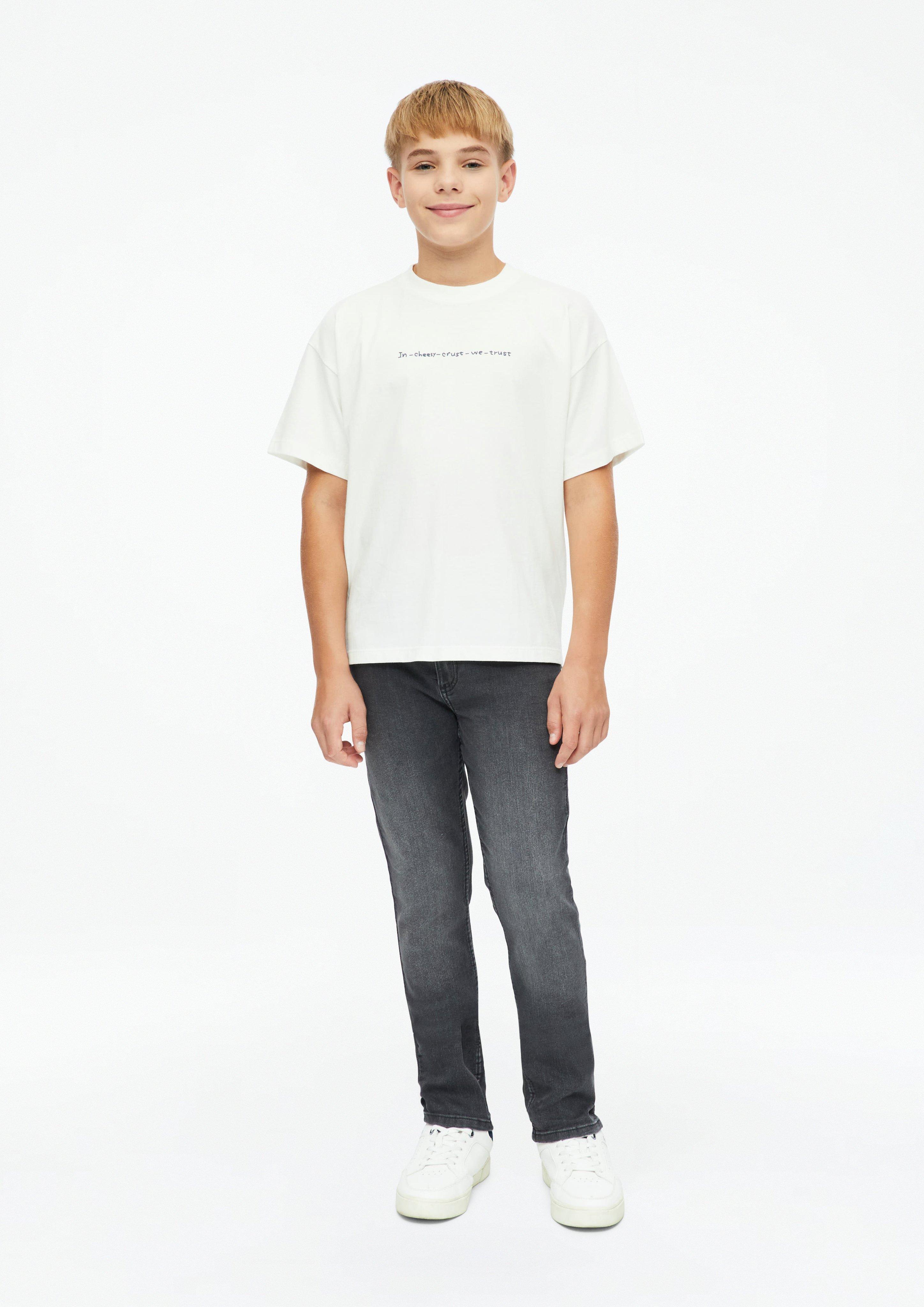 Kinder Jeans Seattle / Regular Fit / Mid Rise / Slim Leg in grau von s.Oliver
