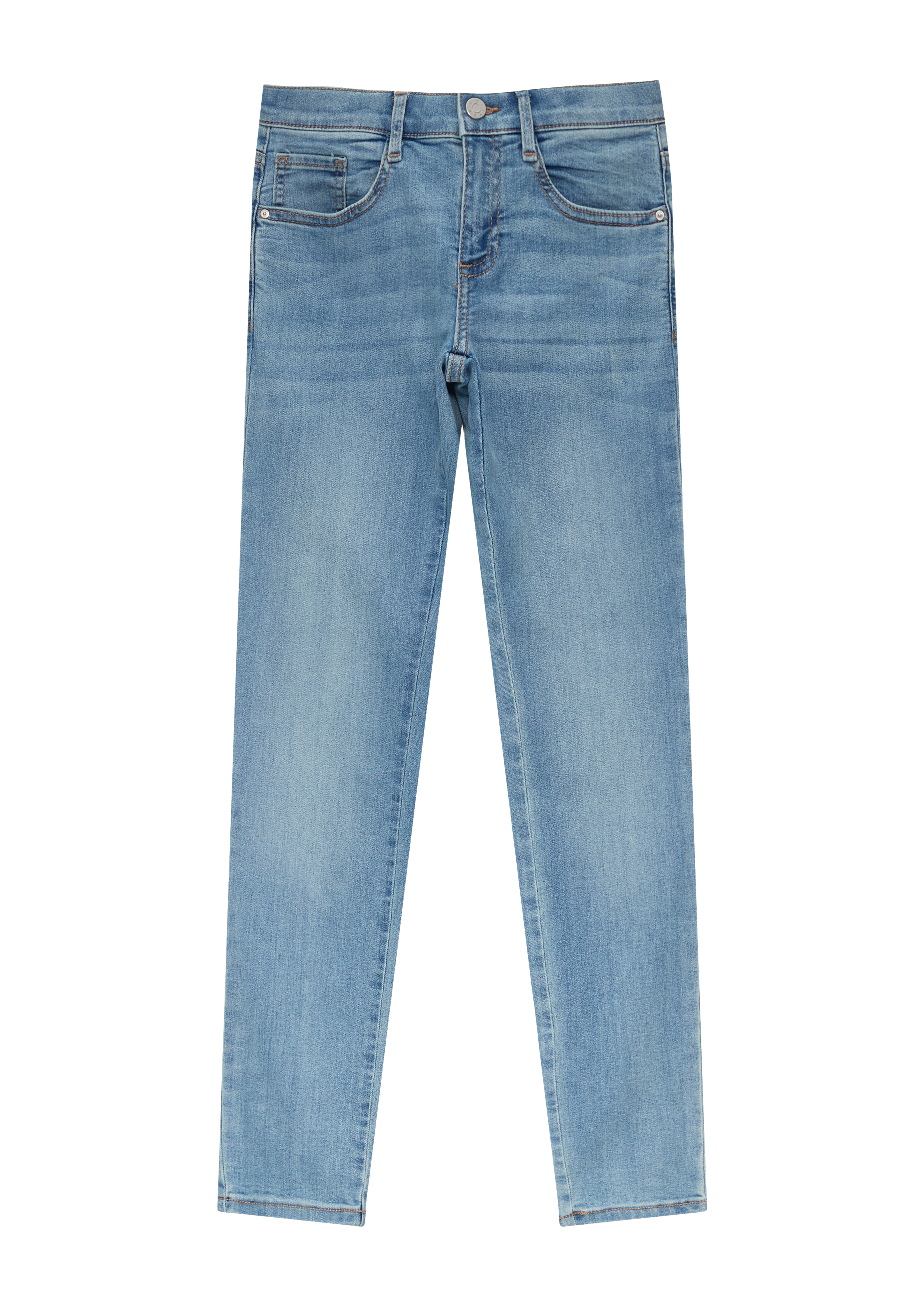 s.Oliver - Jeans Suri / Regular Fit / Mid Rise / Slim Leg, Mädchen, blau