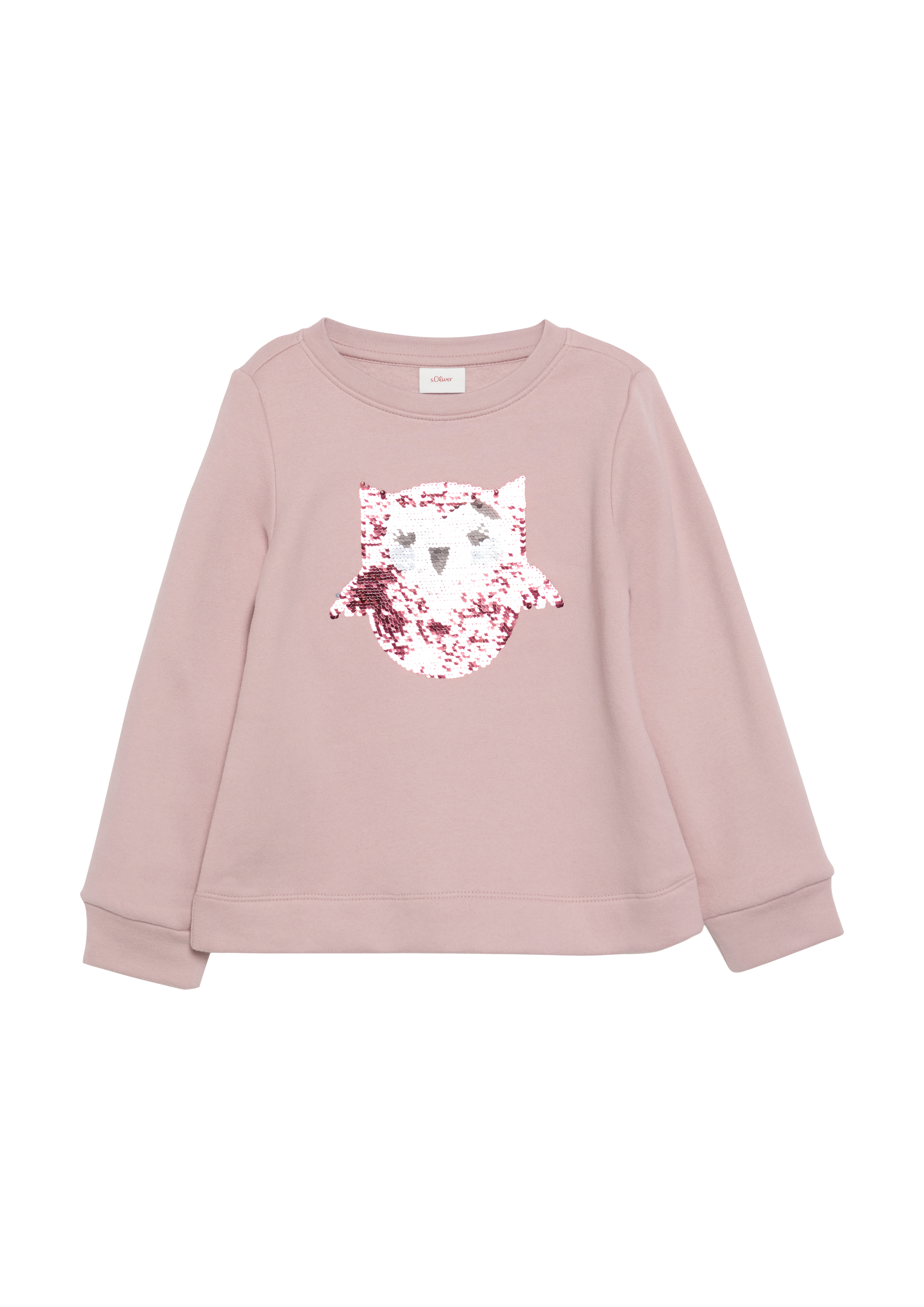 s.Oliver - Sweatshirt mit Wendepailletten, Kinder, Rosa