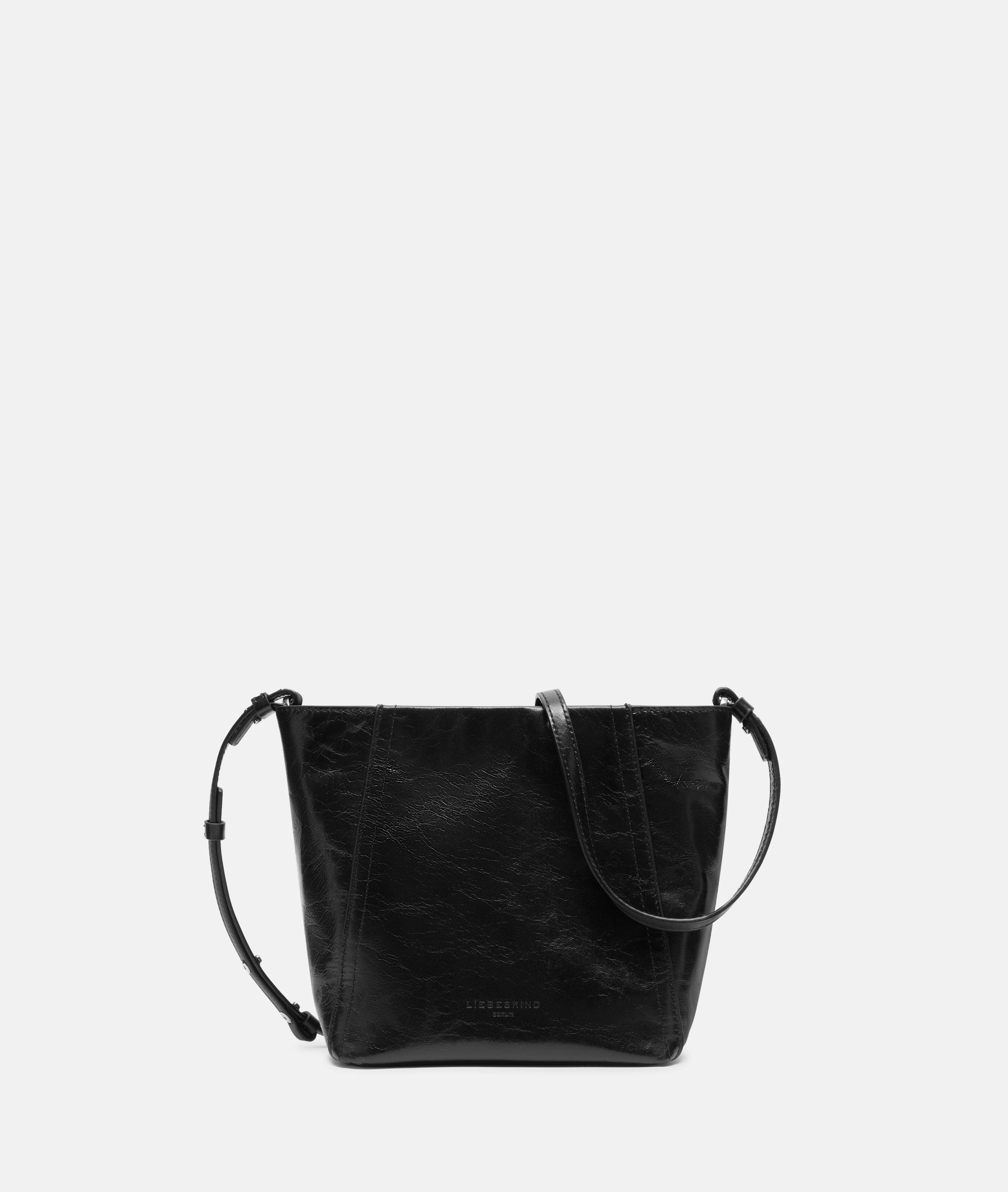 Liebeskind Berlin - Schultertasche aus Leder -  schwarz