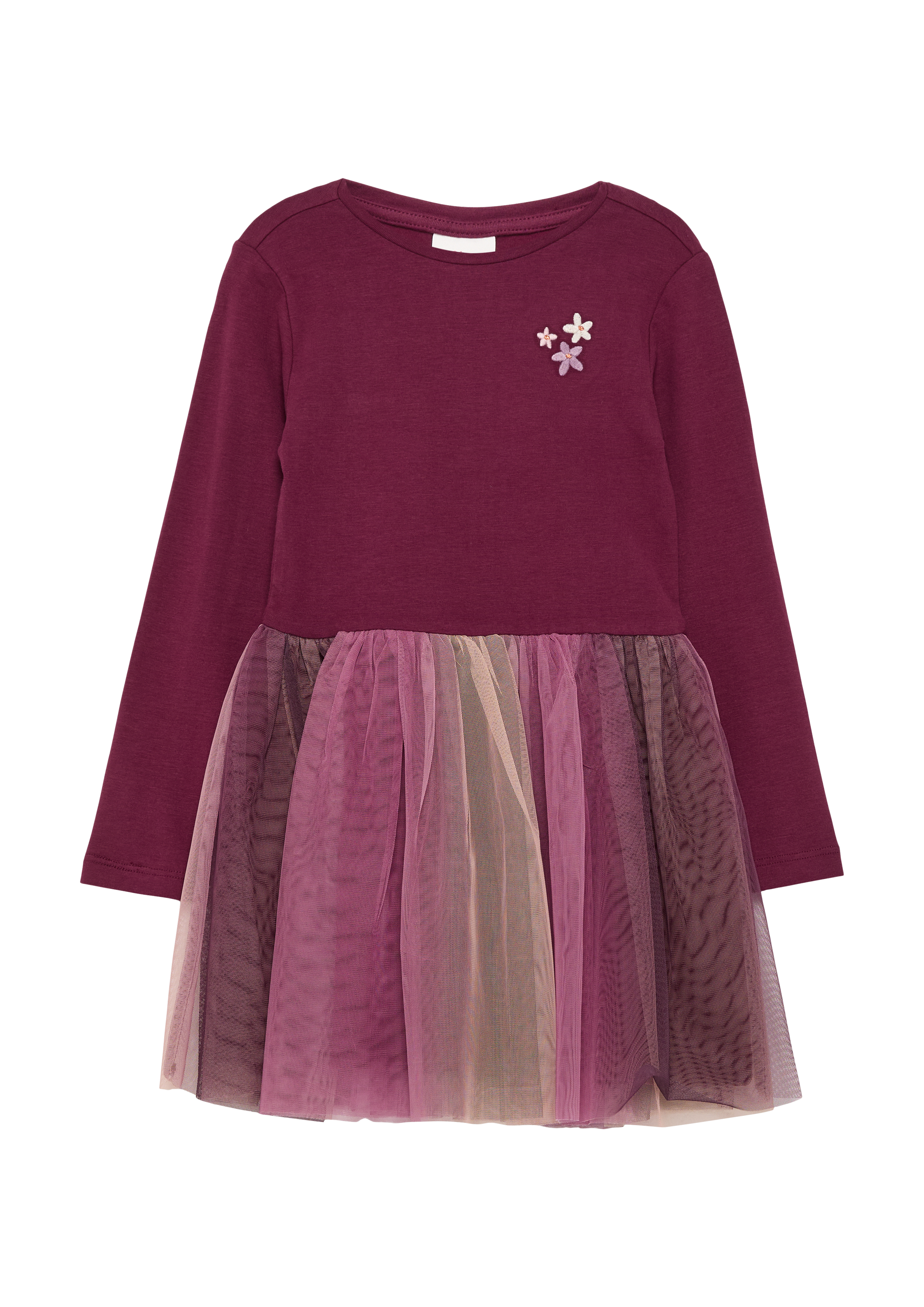 s.Oliver - Kleid mit Tüllrock und Stickerei, Kinder, Rosa