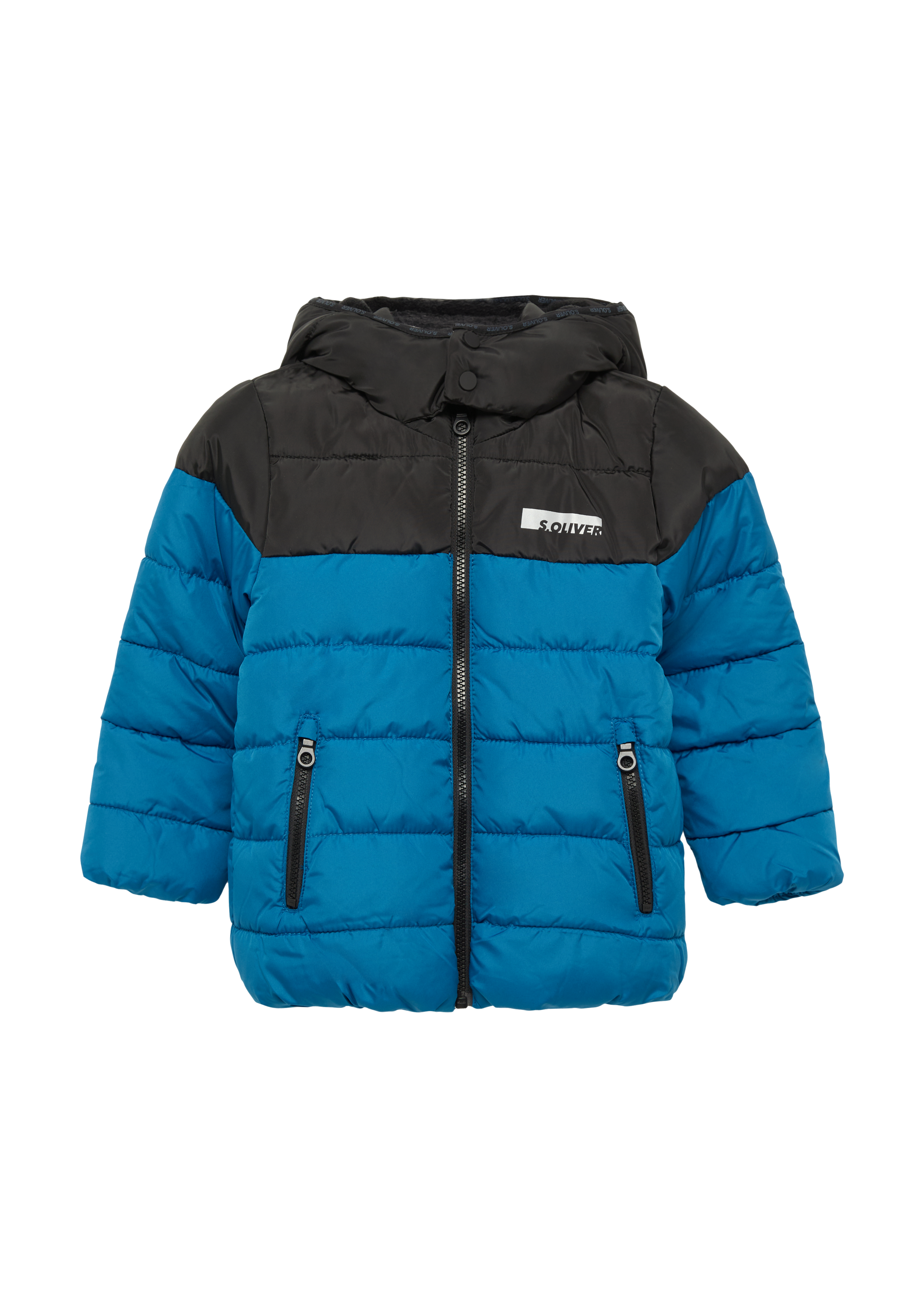 s.Oliver - Wattierte Jacke mit Fleecefutter, Kinder, blau