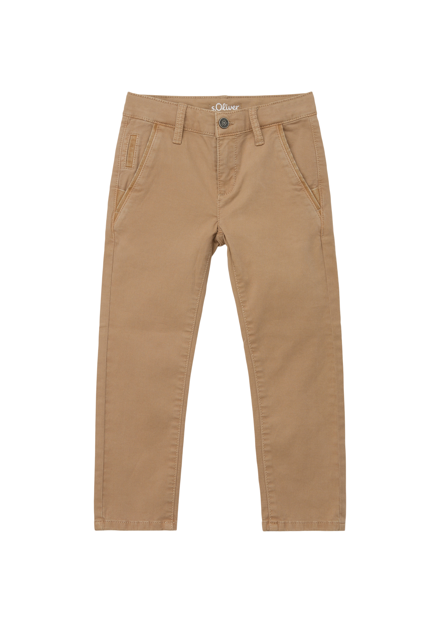 s.Oliver - Brad: Twillhose im Slim Fit, Kinder, braun