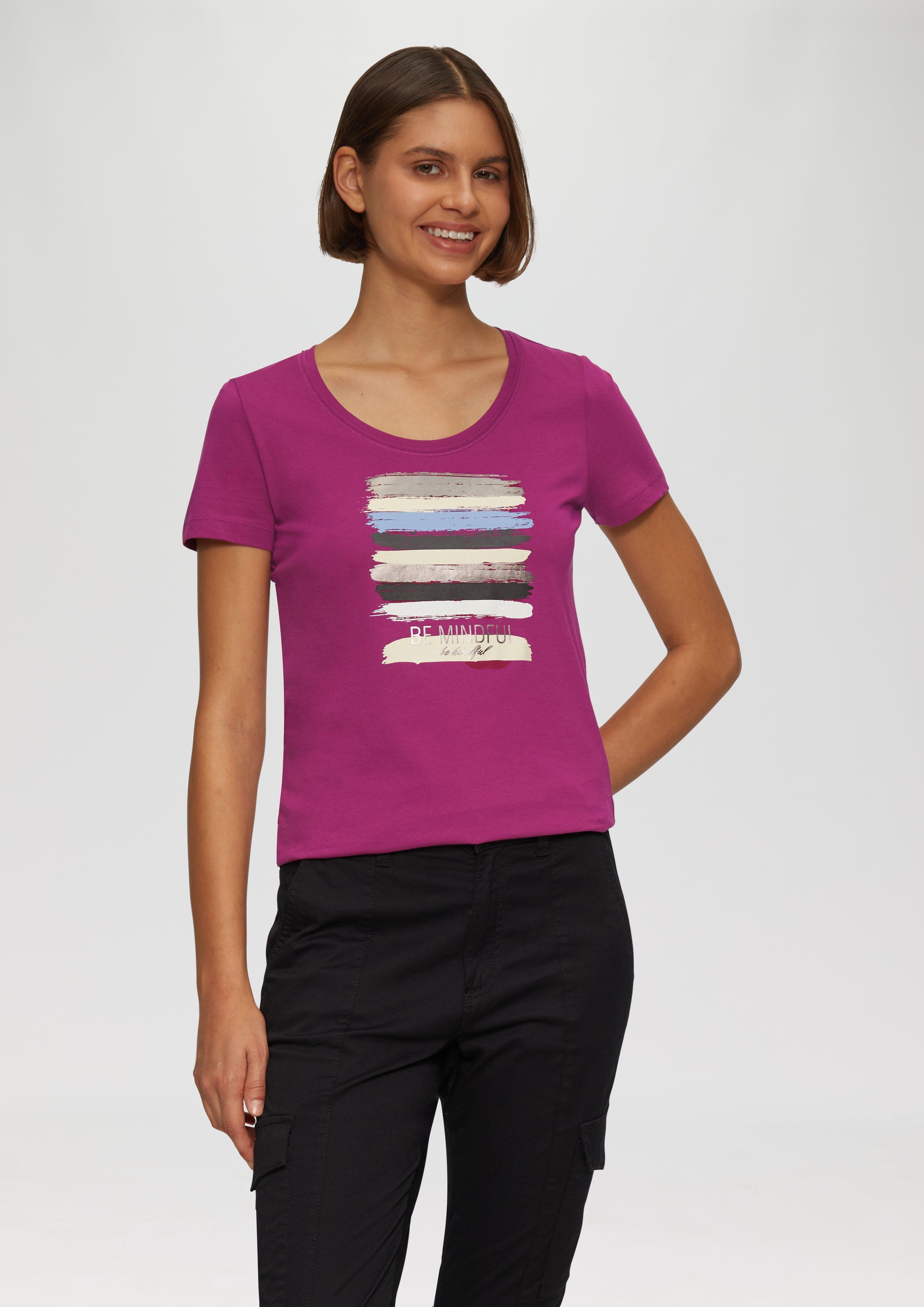 S.Oliver T-Shirt mit Schriftprint