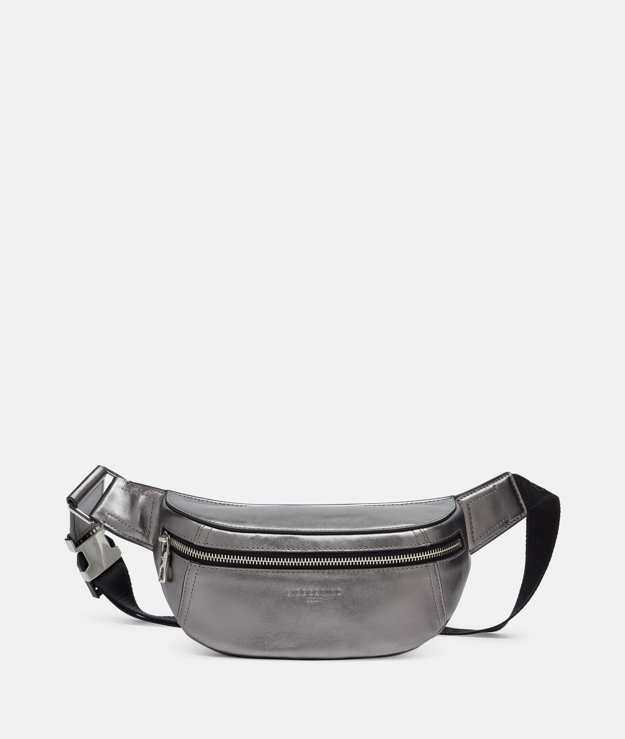 Liebeskind Berlin - Gürteltasche in Metallic-Optik -  silber