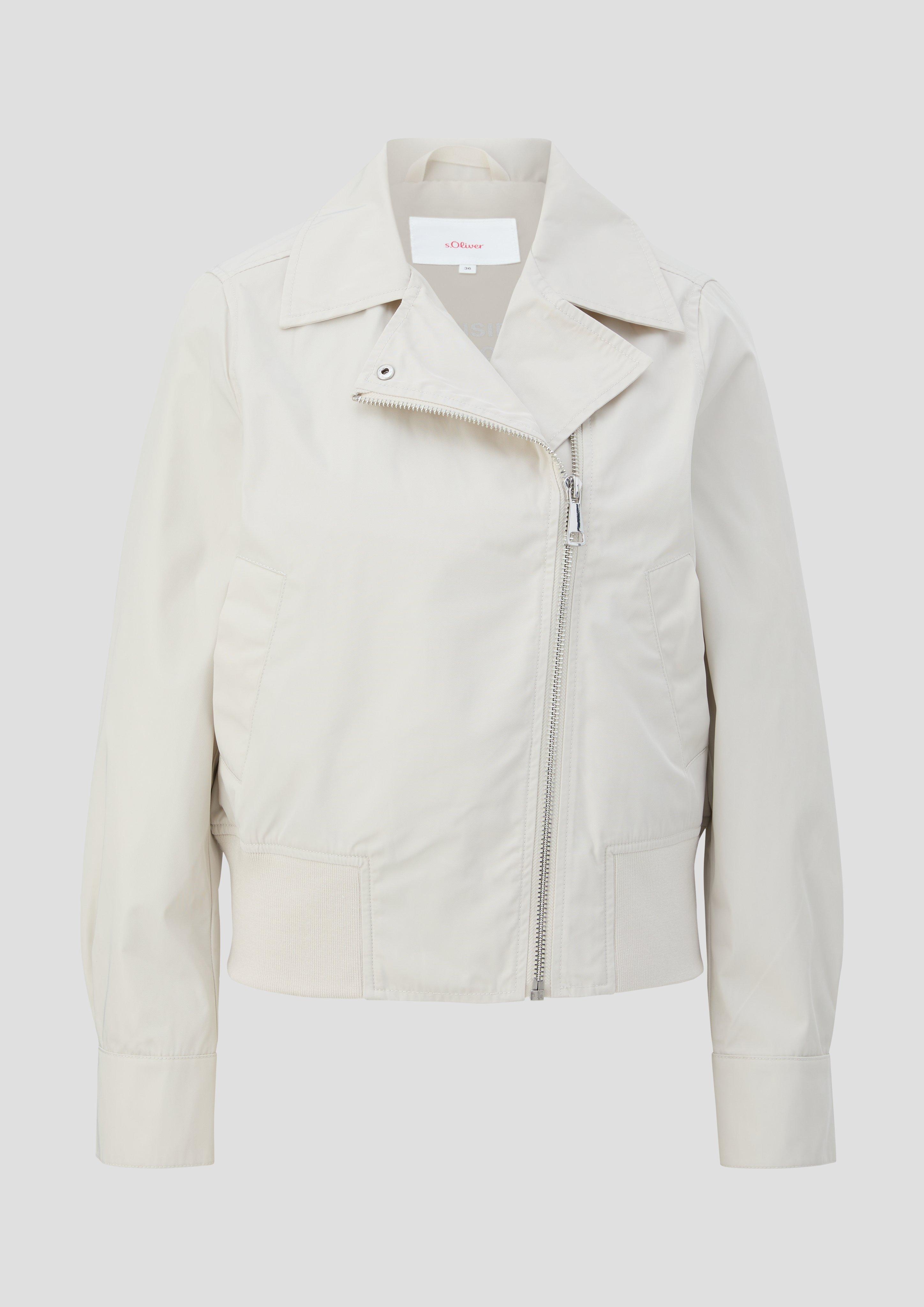 s.Oliver - Jacke im Pilotenstil, Damen, creme