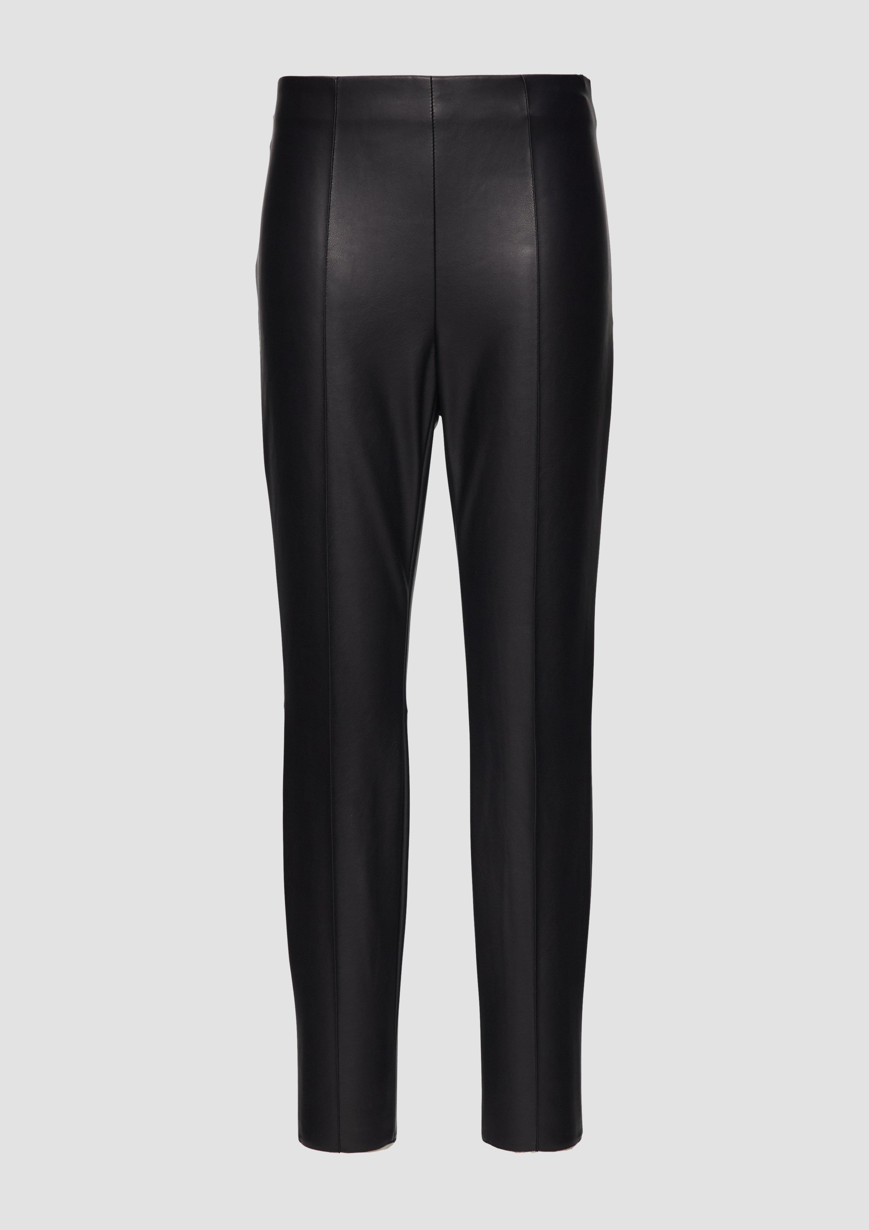 Thumbnail - s.Oliver - Extra Slim: Leggings aus Lederimitat, Damen, schwarz