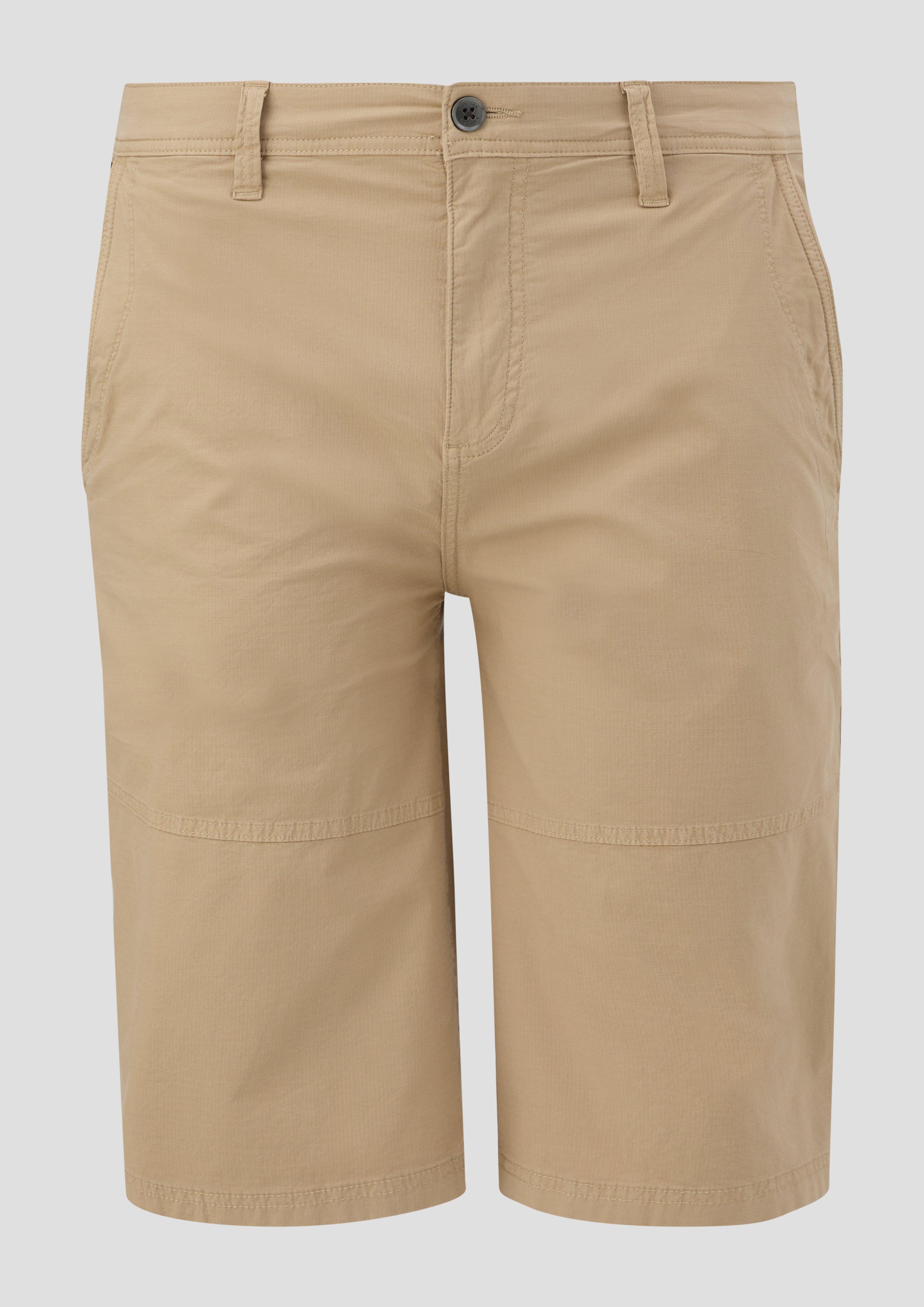 Thumbnail - s.Oliver - Bermuda-Hose aus Baumwollstretch im Relaxed Fit, Herren, braun