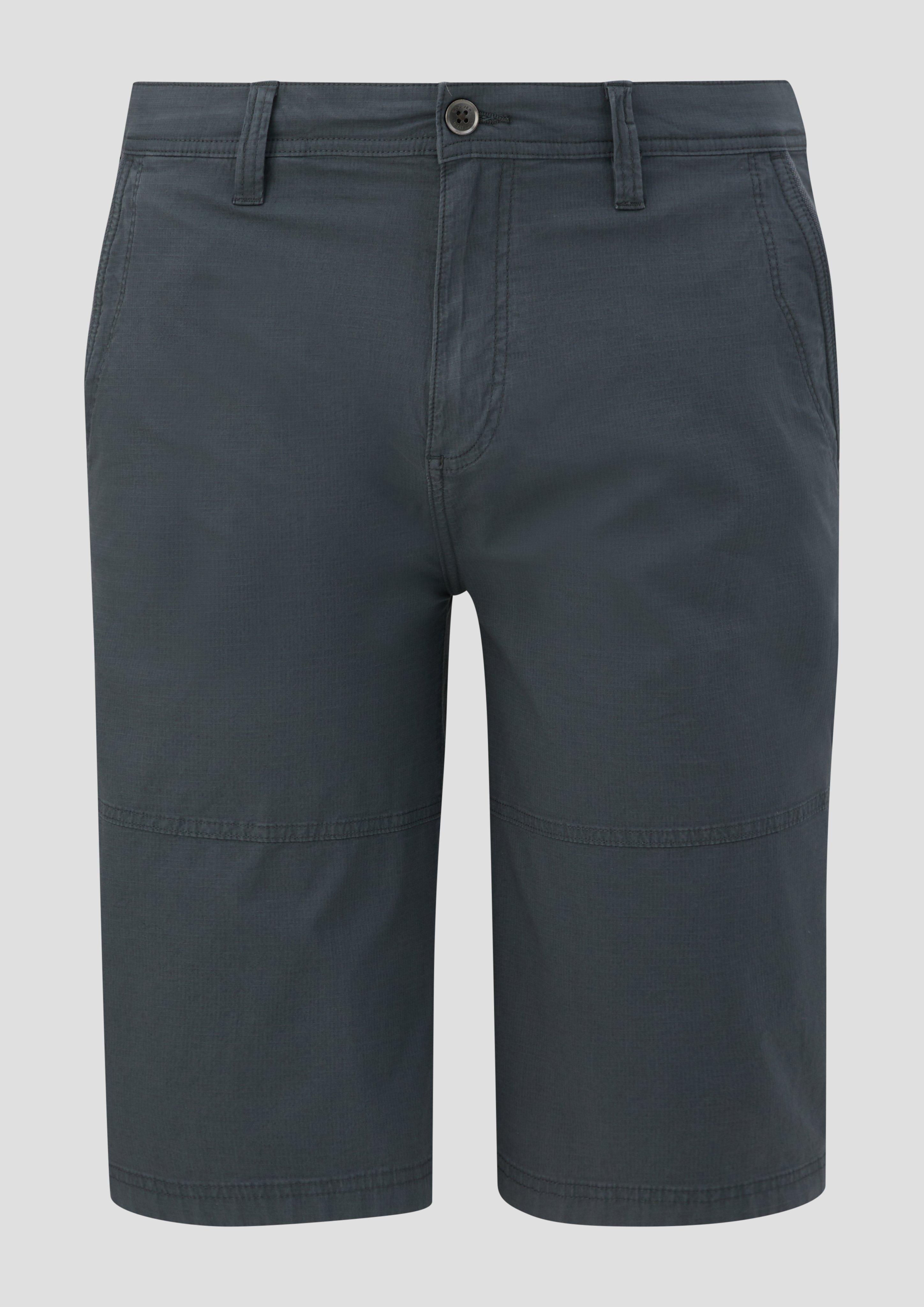 s.Oliver - Bermuda-Hose aus Baumwollstretch im Relaxed Fit, Herren, grau