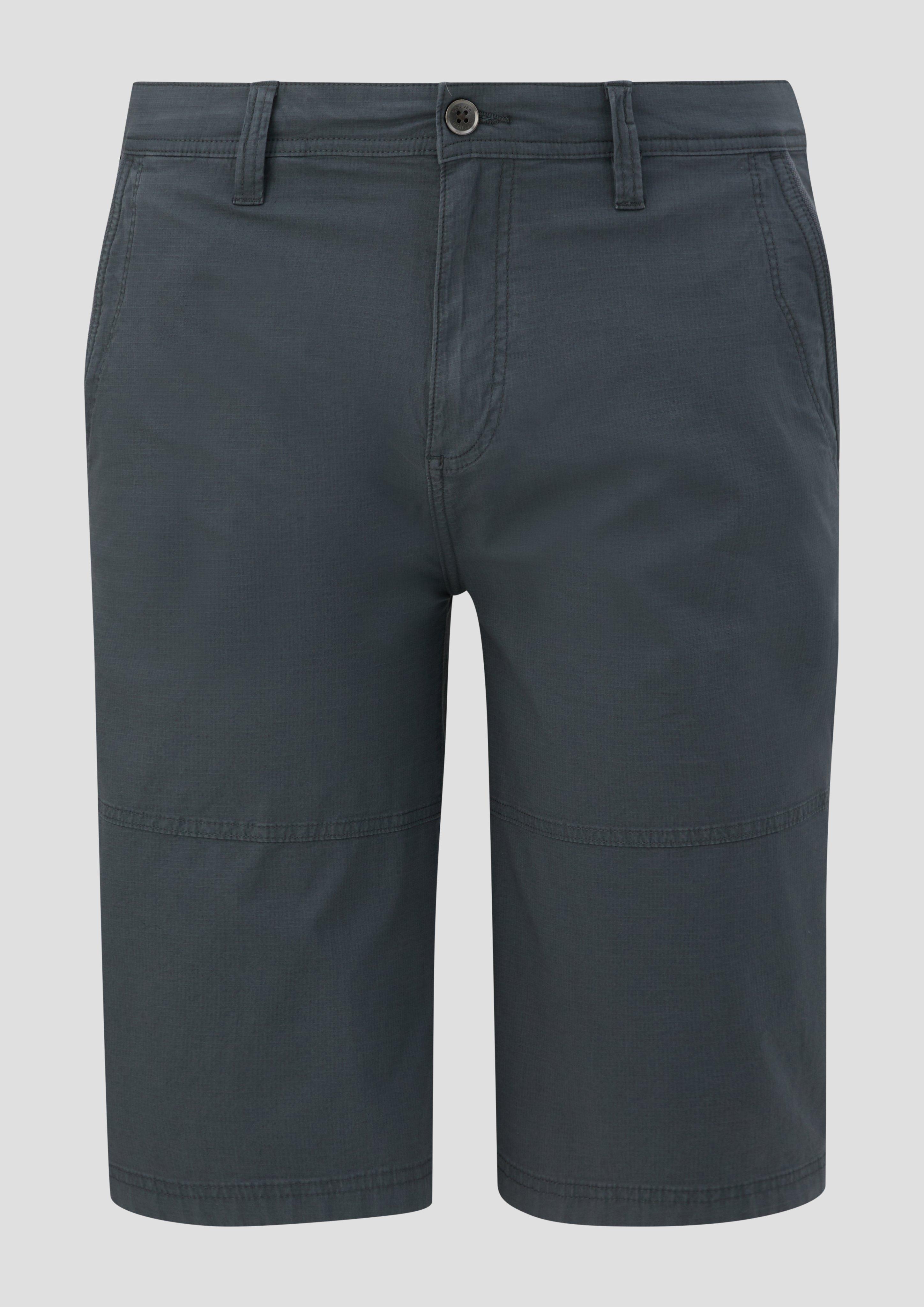 Thumbnail - s.Oliver - Bermuda-Hose aus Baumwollstretch im Relaxed Fit, Herren, grau