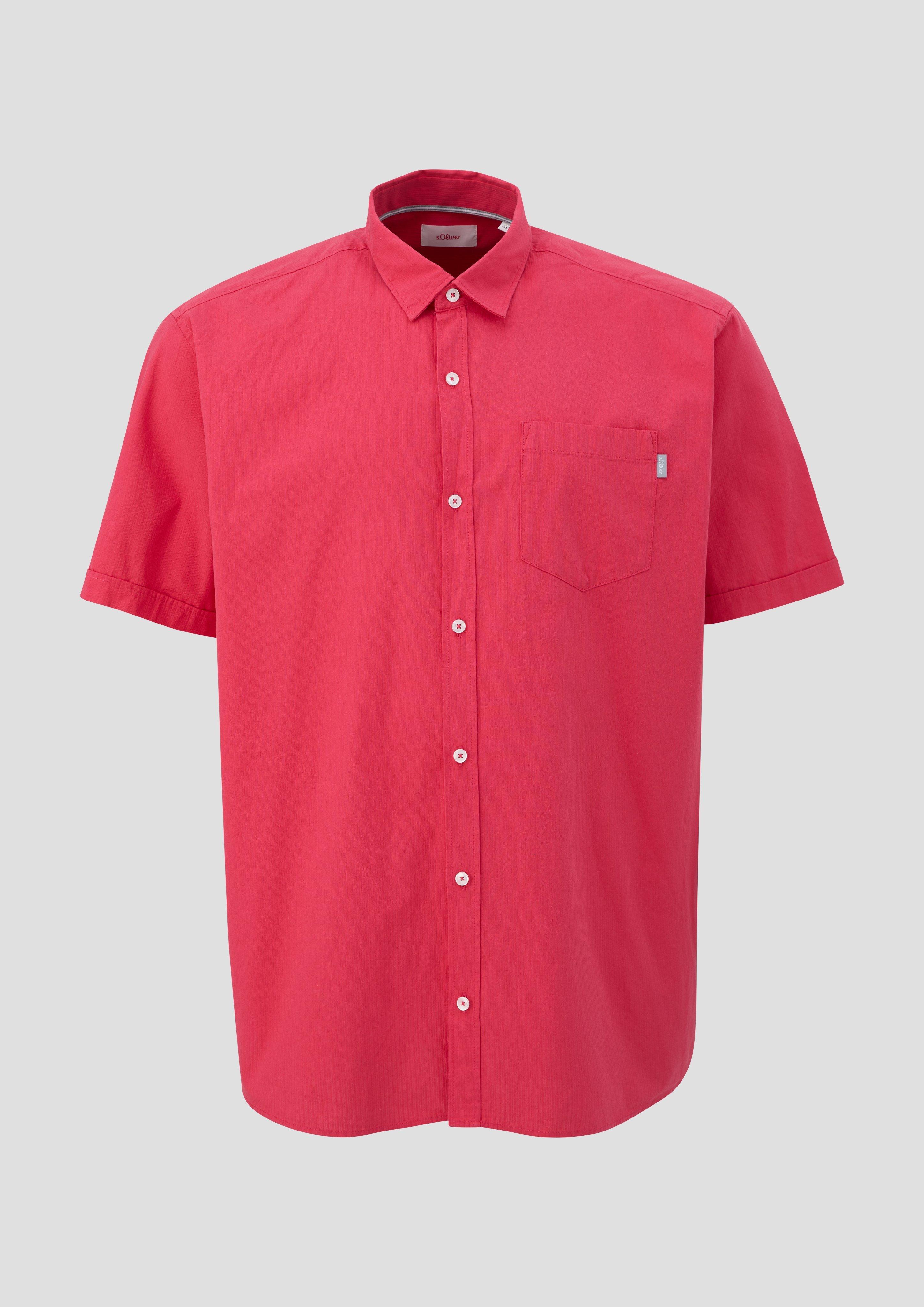 s.Oliver - Hemd mit Button-Down-Kragen, Herren, rot