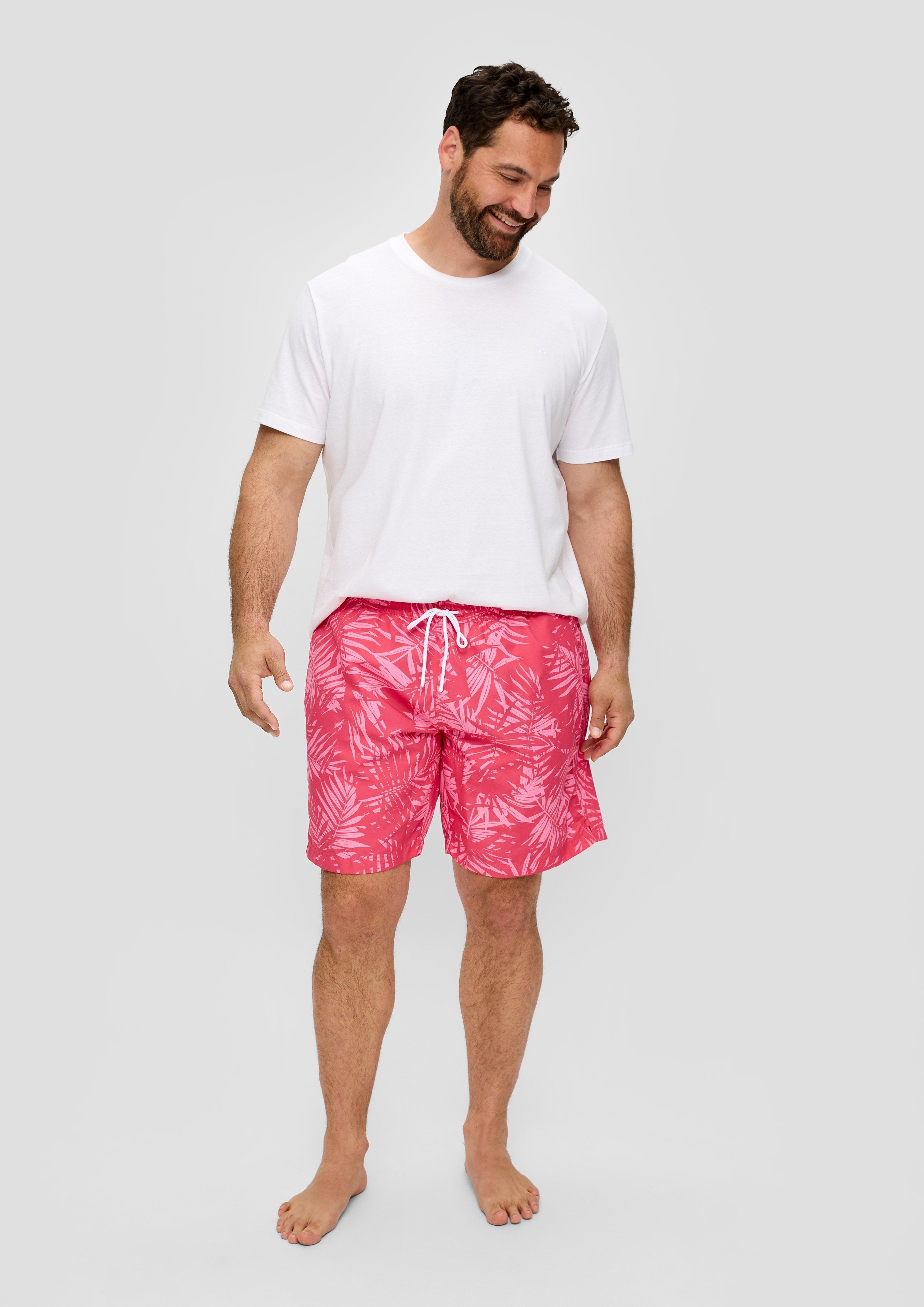 S.Oliver Badehose mit All-over-Print