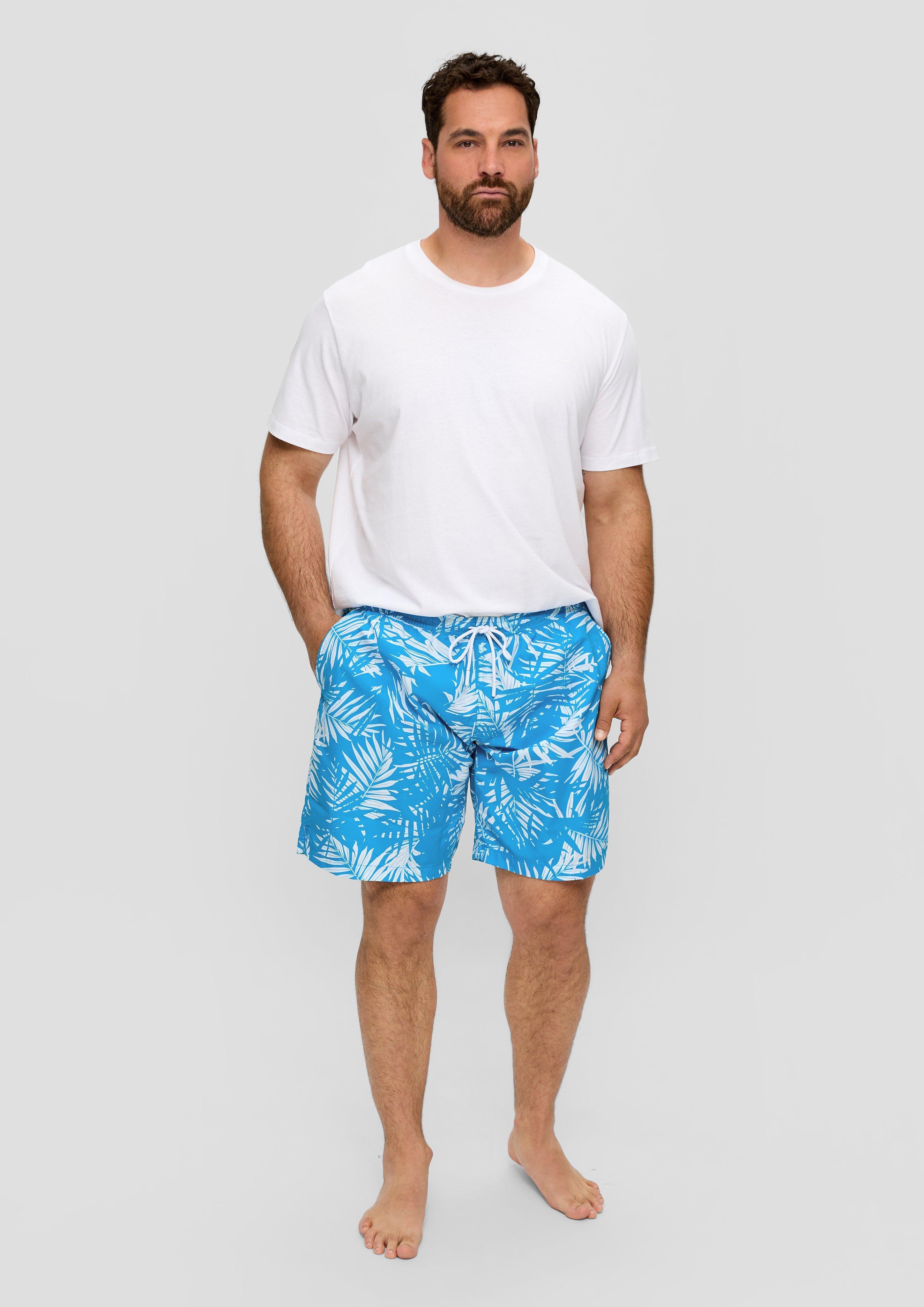 S.Oliver Badehose mit All-over-Print