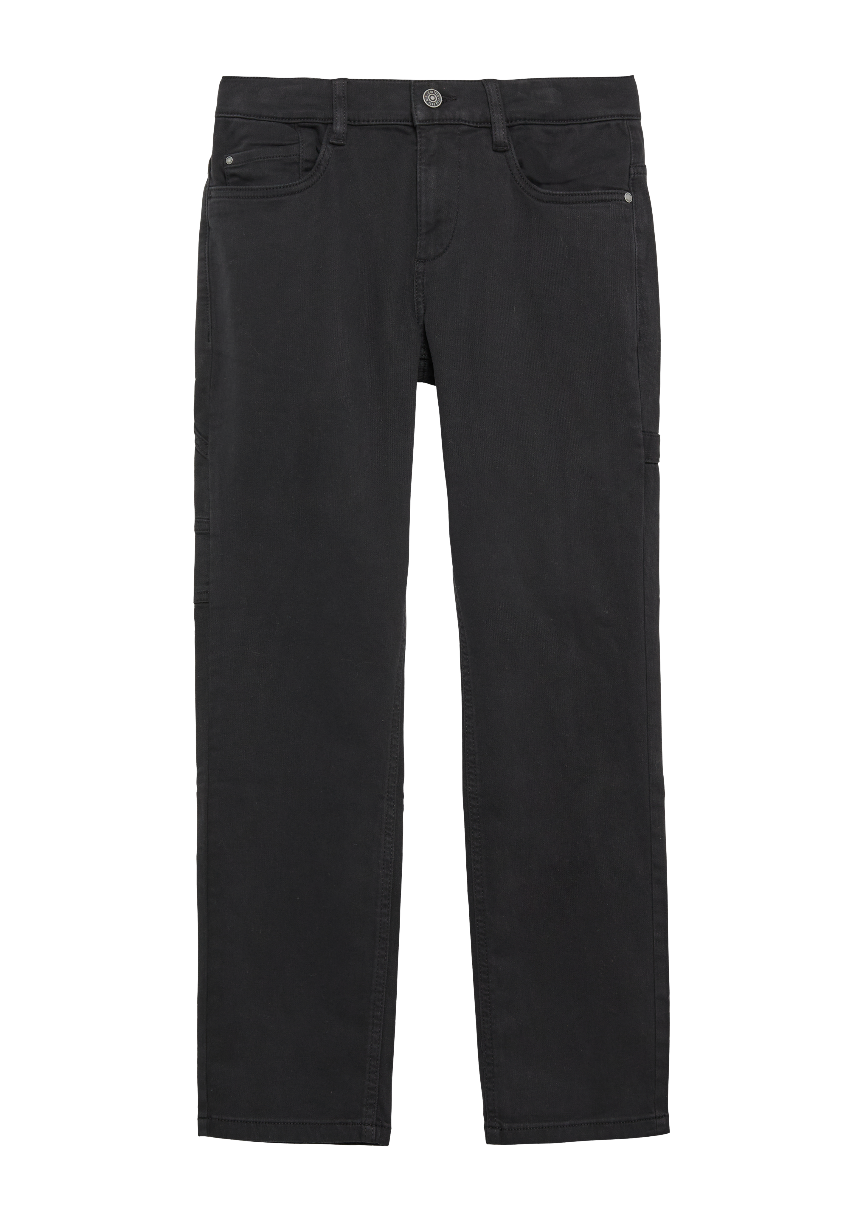 s.Oliver - Hose Pete / Regular Fit / Mid Rise / Straight Leg, Jungen, schwarz