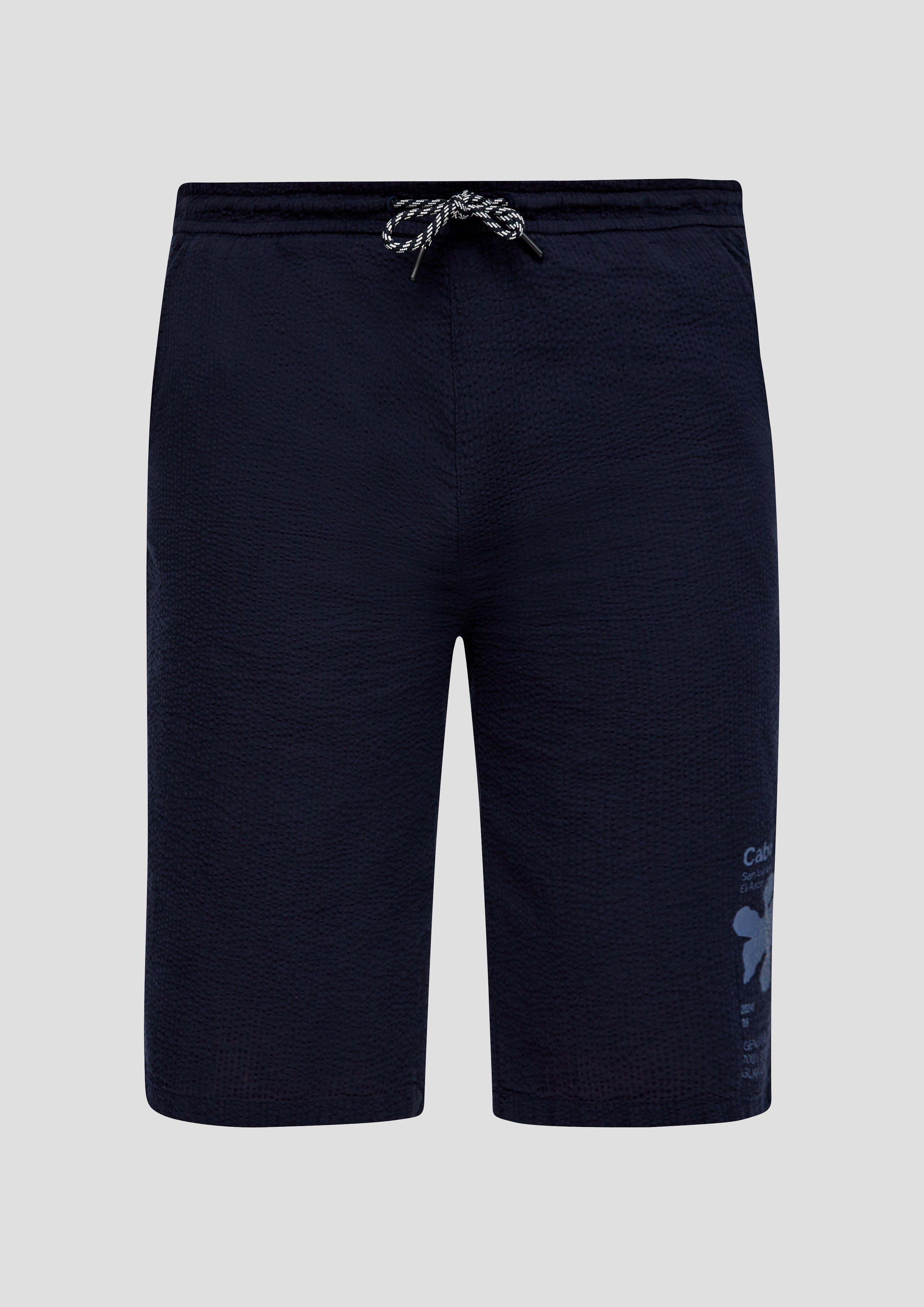 s.Oliver - Bermuda-Hose aus reiner Baumwolle, Herren, blau