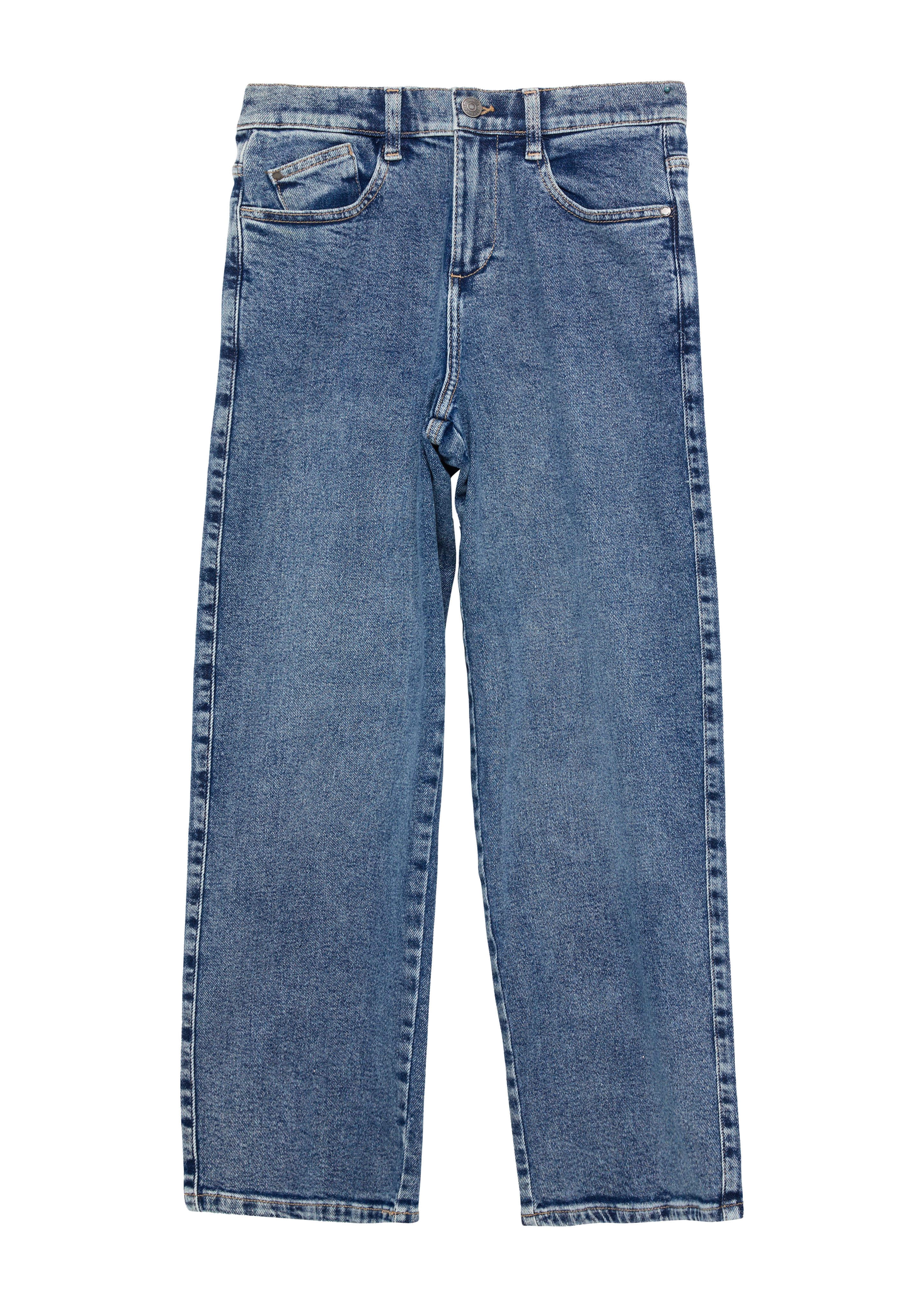 s.Oliver - Baggy-Jeans / Relaxed Fit / Mid Rise / Wide Leg, Jungen, blau