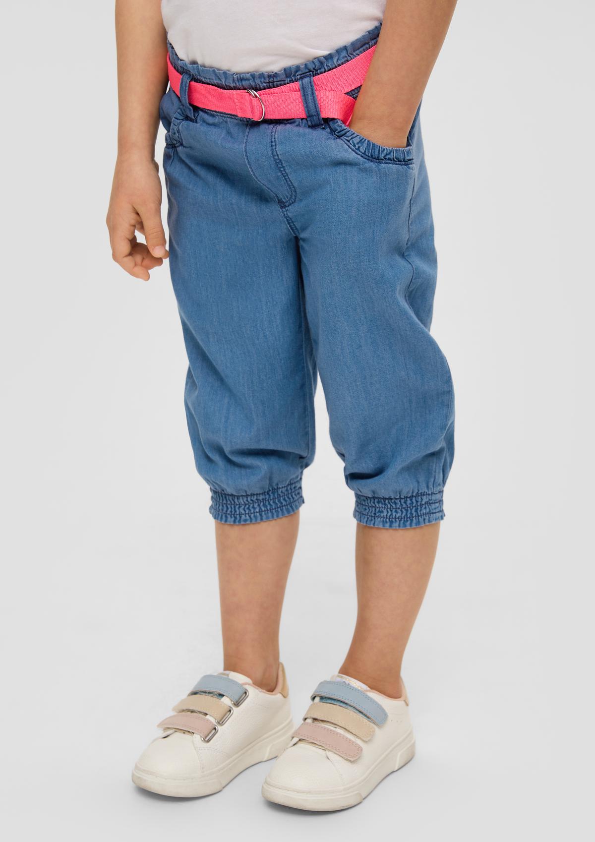 Jeans dolžine do gležnjev / kroj Relaxed Fit / High Rise / široke hlačnice