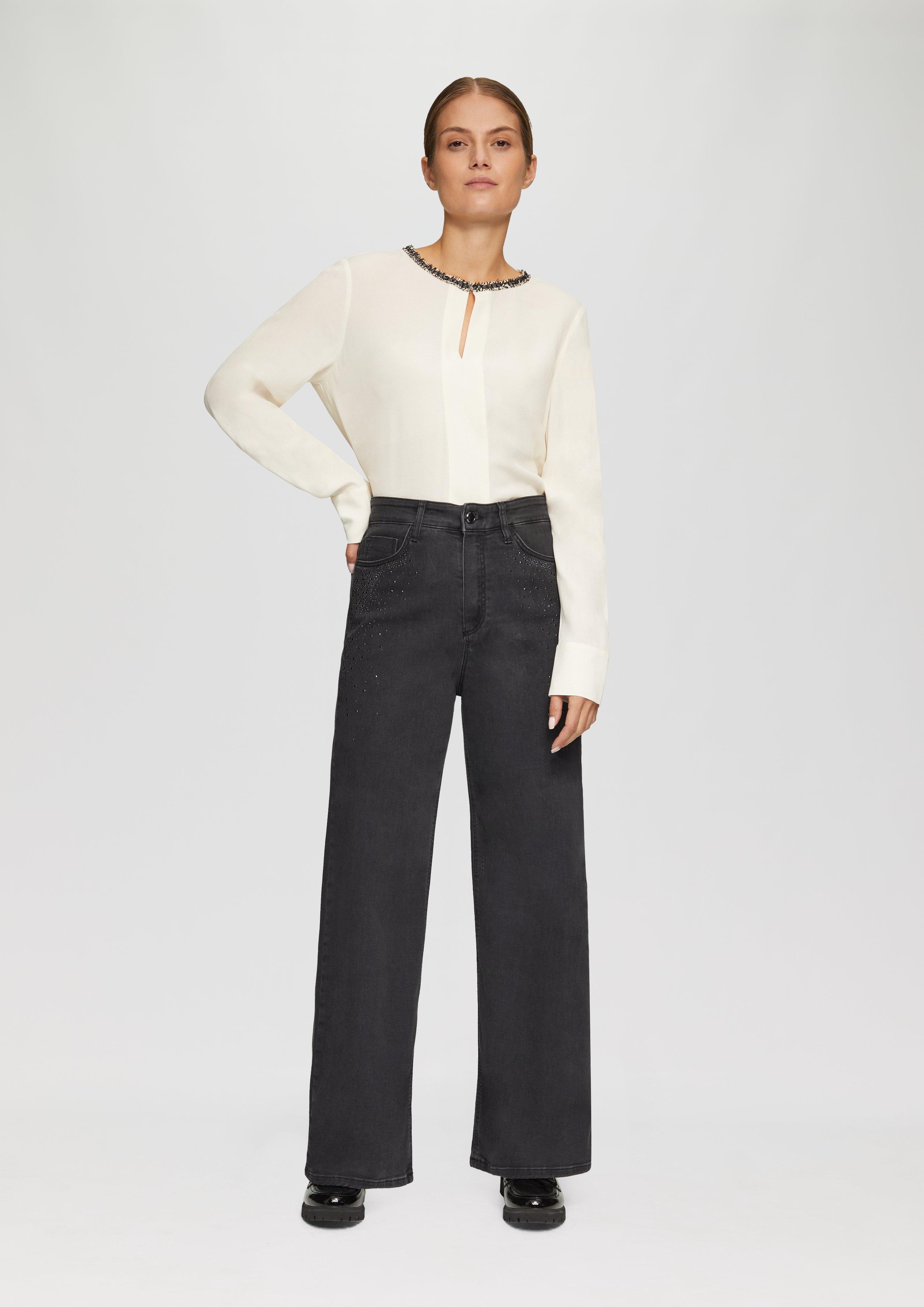 S.Oliver Jeans Suri / Regular Fit / Mid Rise / Wide Leg