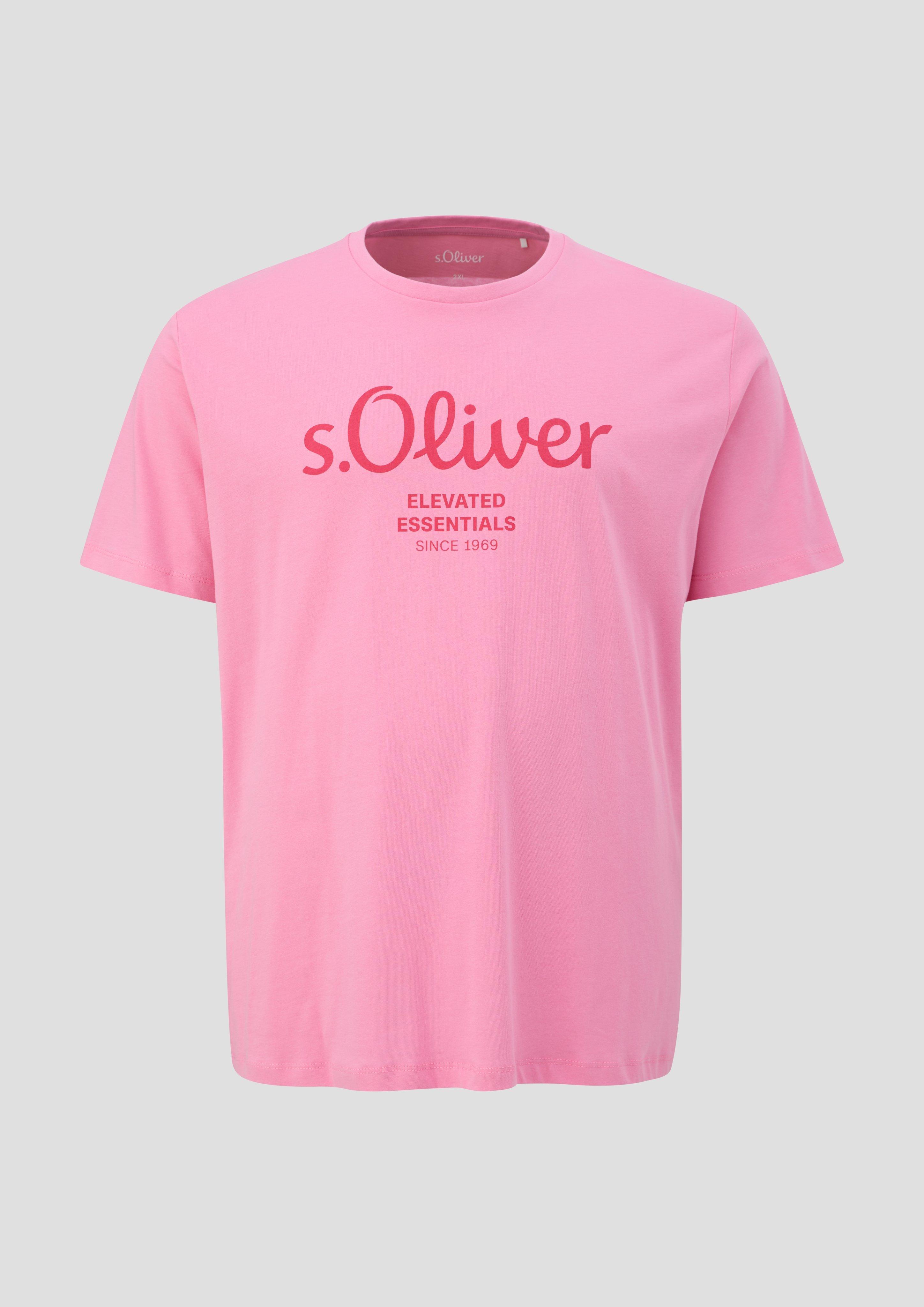 s.Oliver T-Shirt mit Label-Print