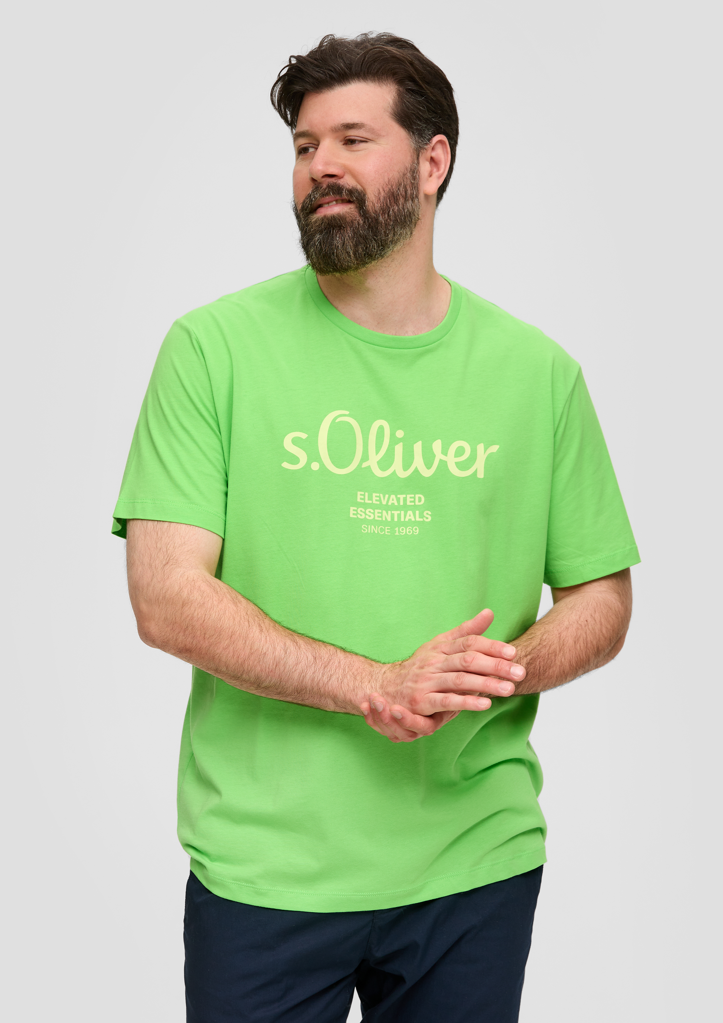 S.Oliver T-Shirt mit Label-Print