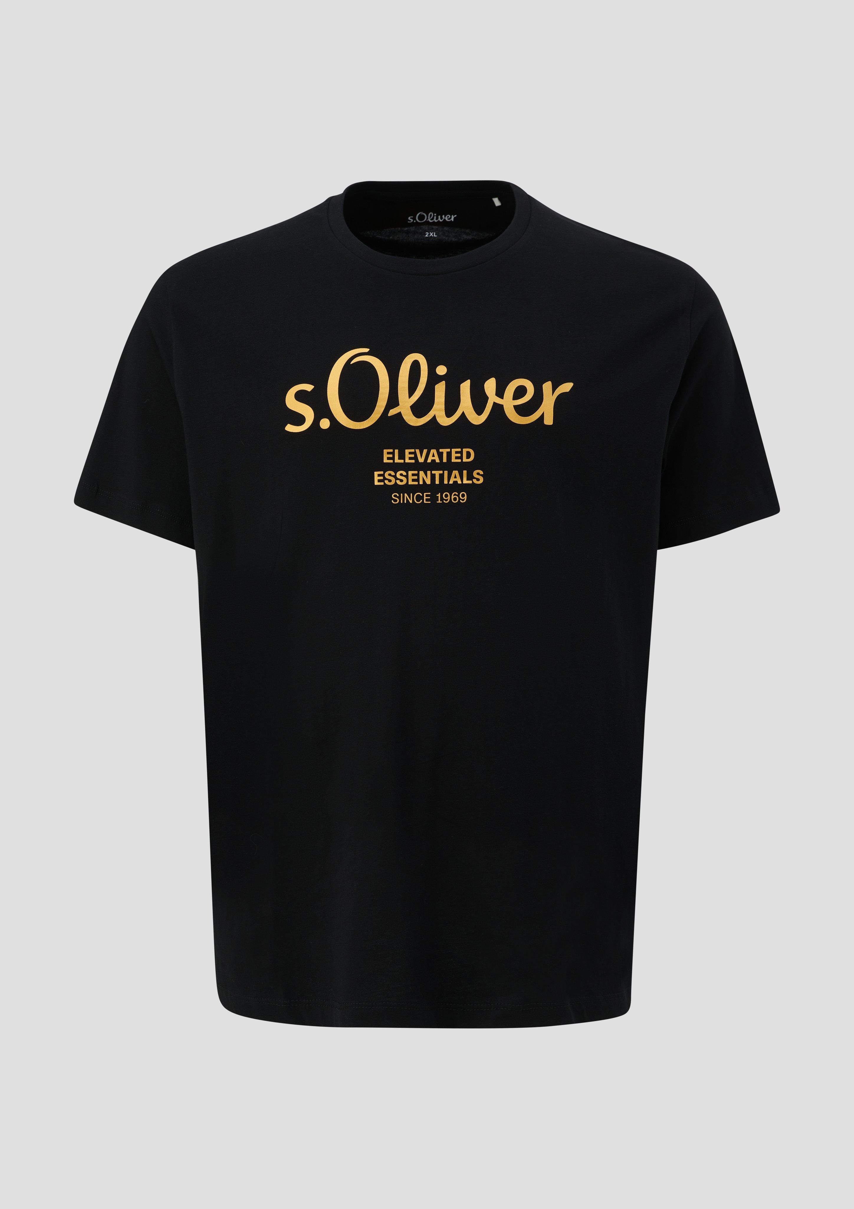 s.Oliver T-Shirt mit Label-Print