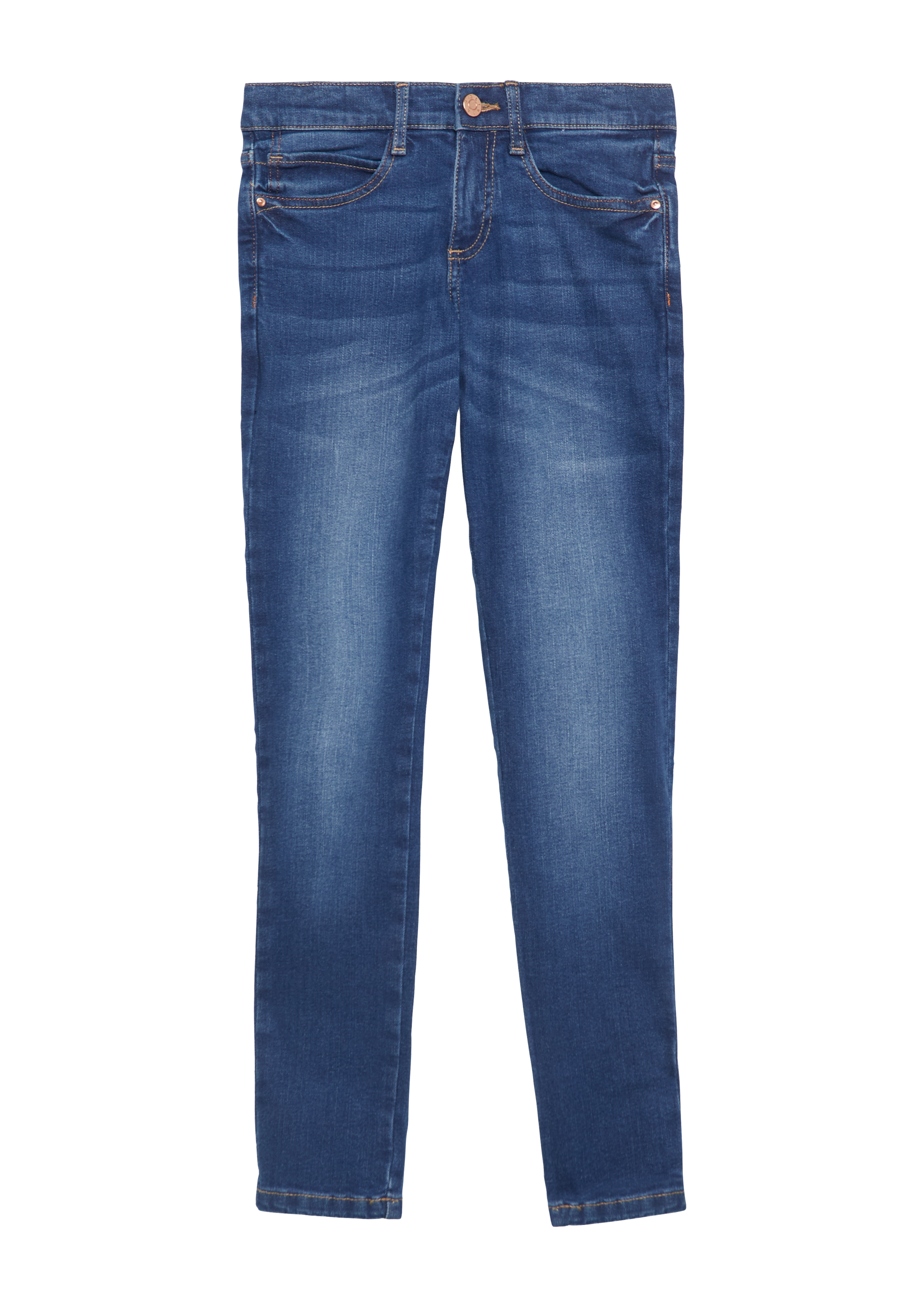 Thumbnail - s.Oliver - Jeans Suri / Regular Fit / Mid Rise / Slim Leg / Soft & warm inside, Mädchen, blau