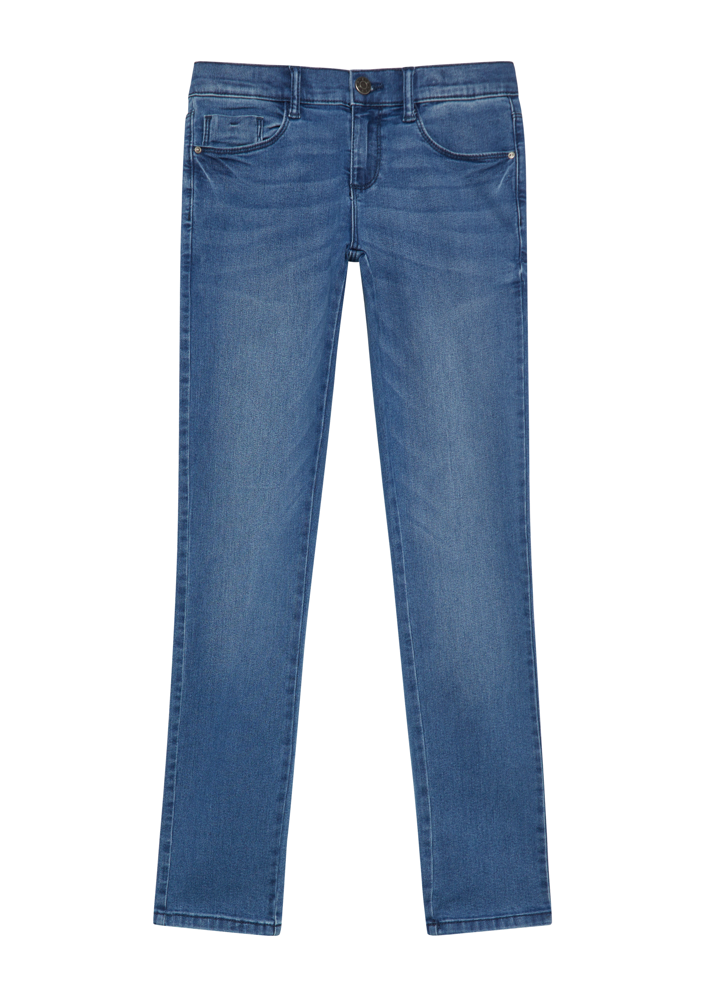 s.Oliver - Jeans Suri / Regular Fit / Mid Rise / Slim Leg, Mädchen, blau