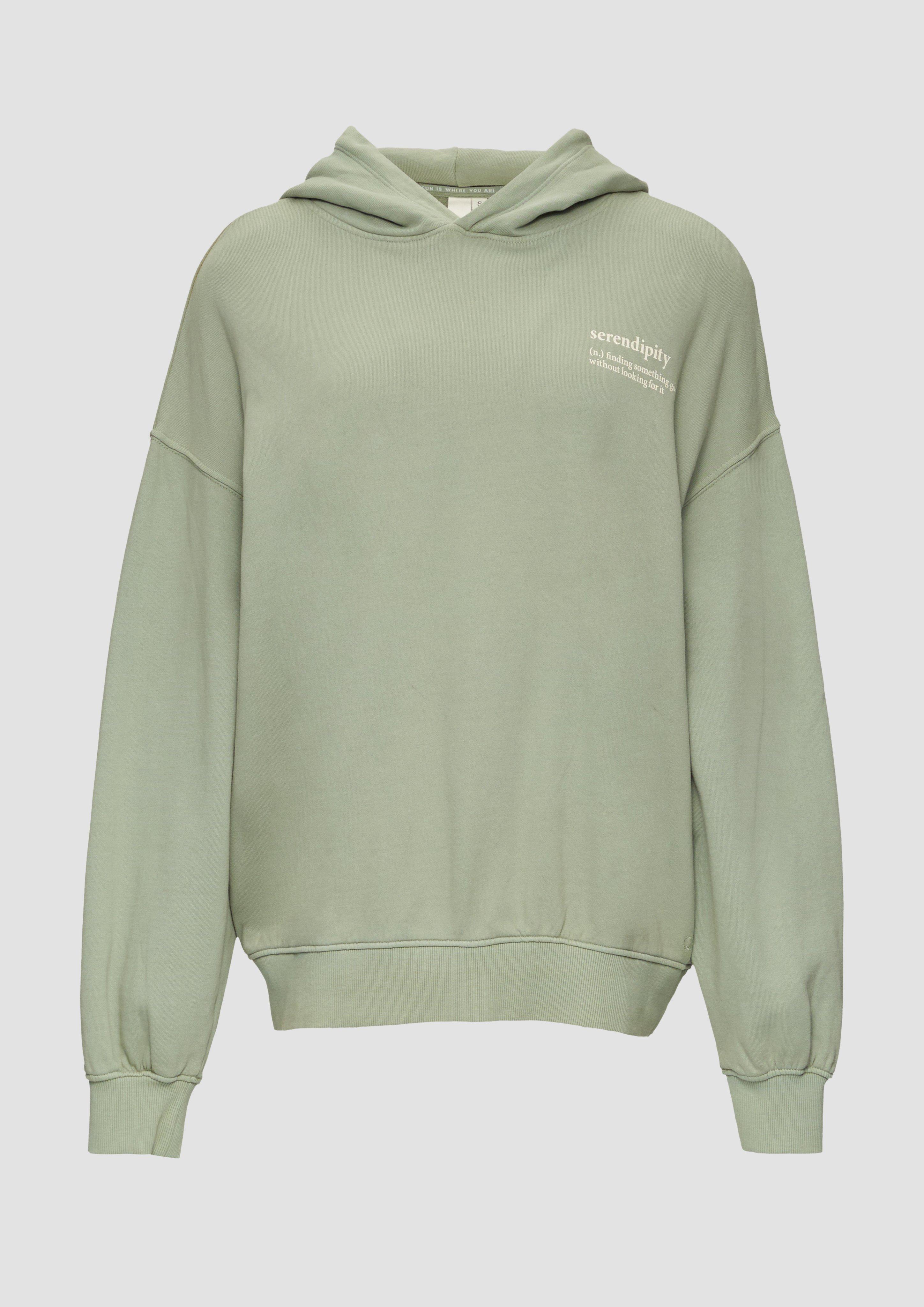 s.Oliver Oversized-Kapuzensweatshirt mit Waschung