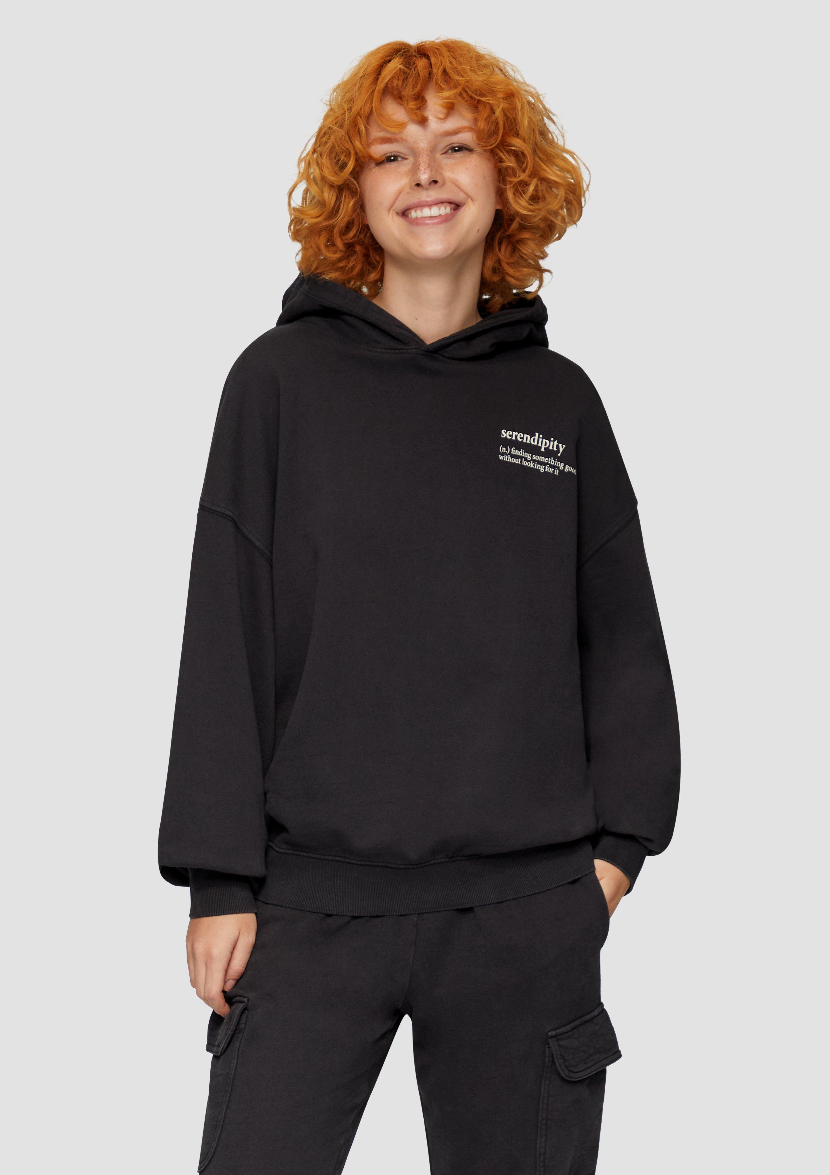 S.Oliver Oversized-Kapuzensweatshirt mit Waschung