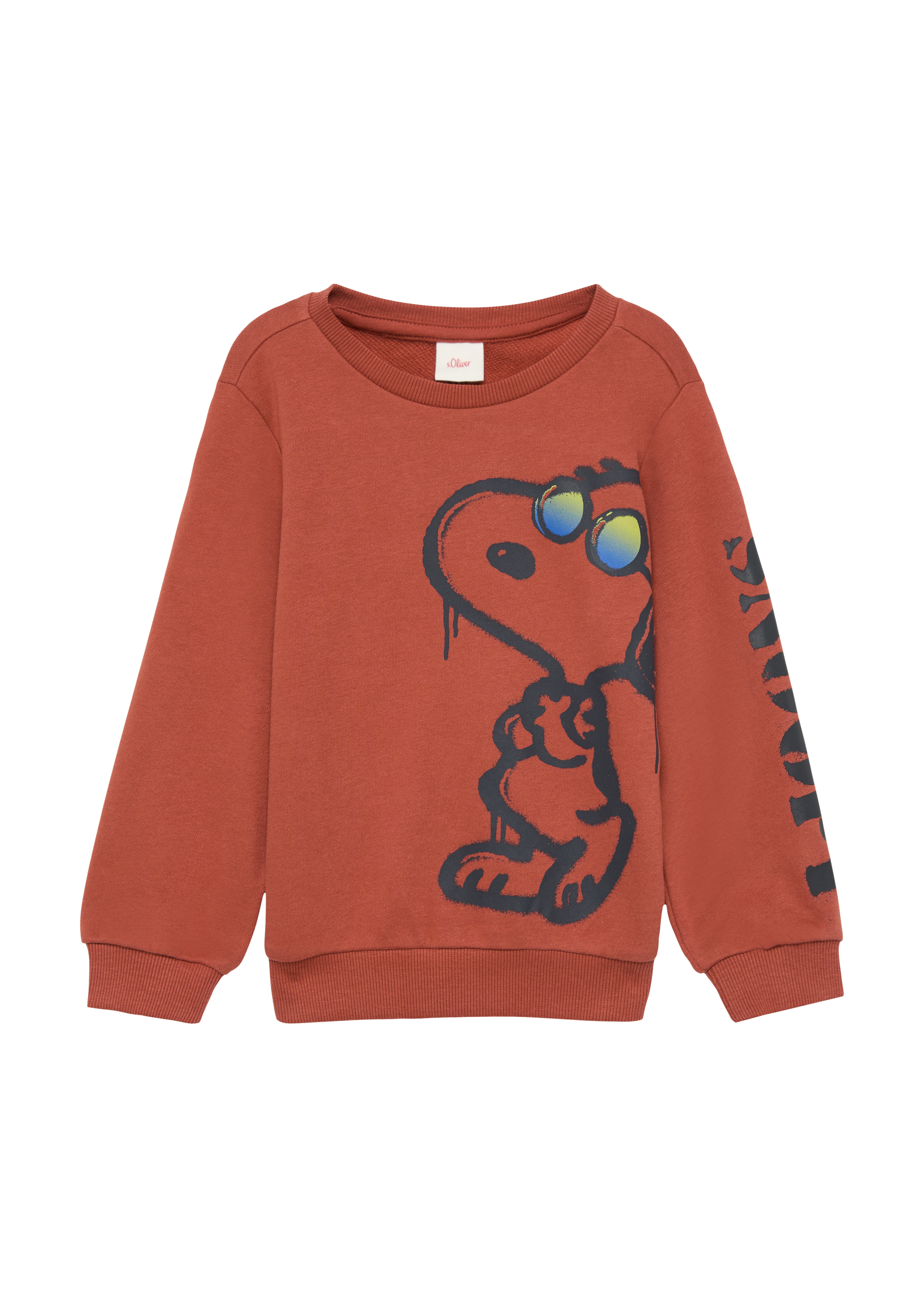 s.Oliver - Sweatshirt mit Snoopy®-Print, Kinder, rot