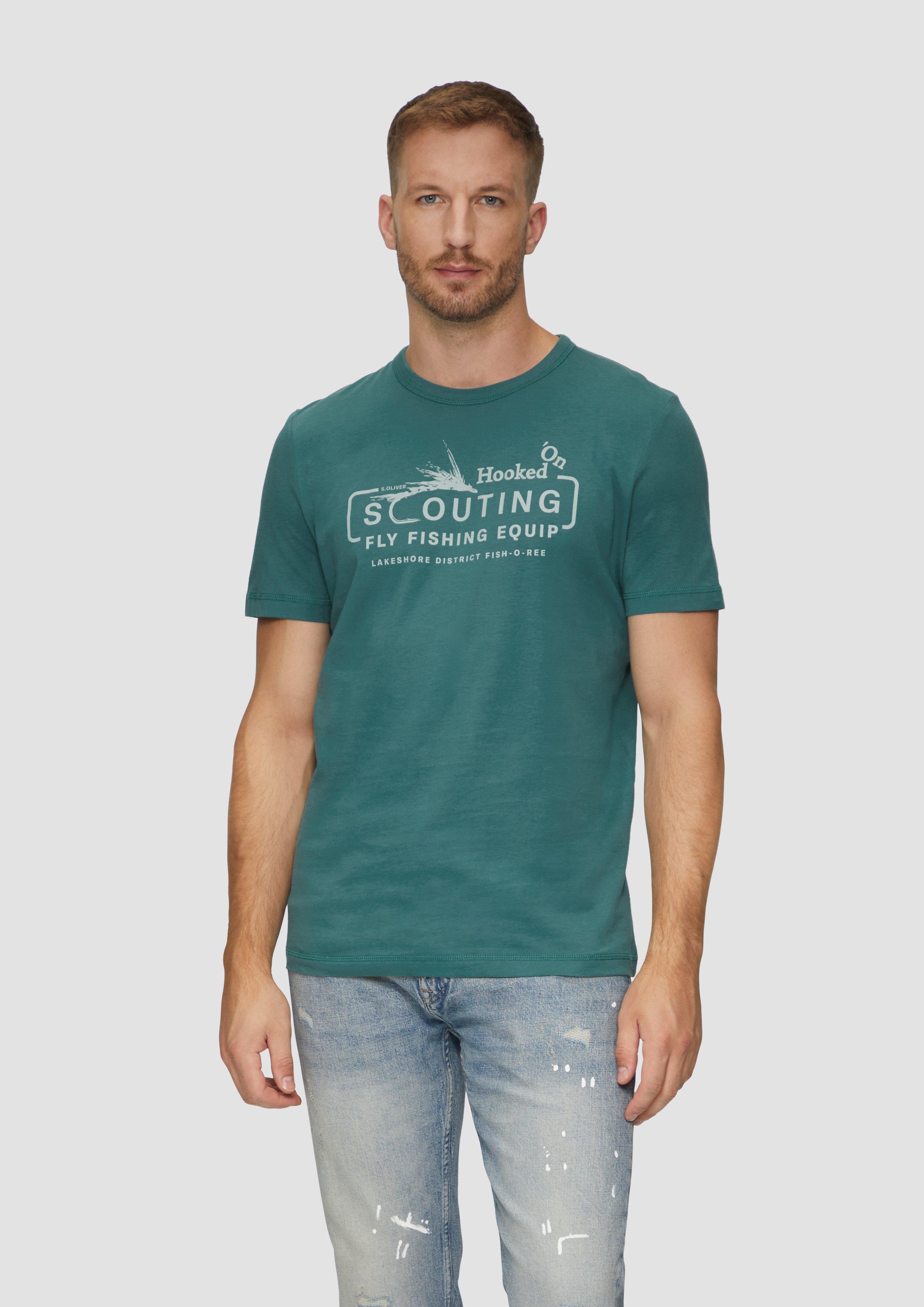 S.Oliver Baumwollshirt mit Frontprint