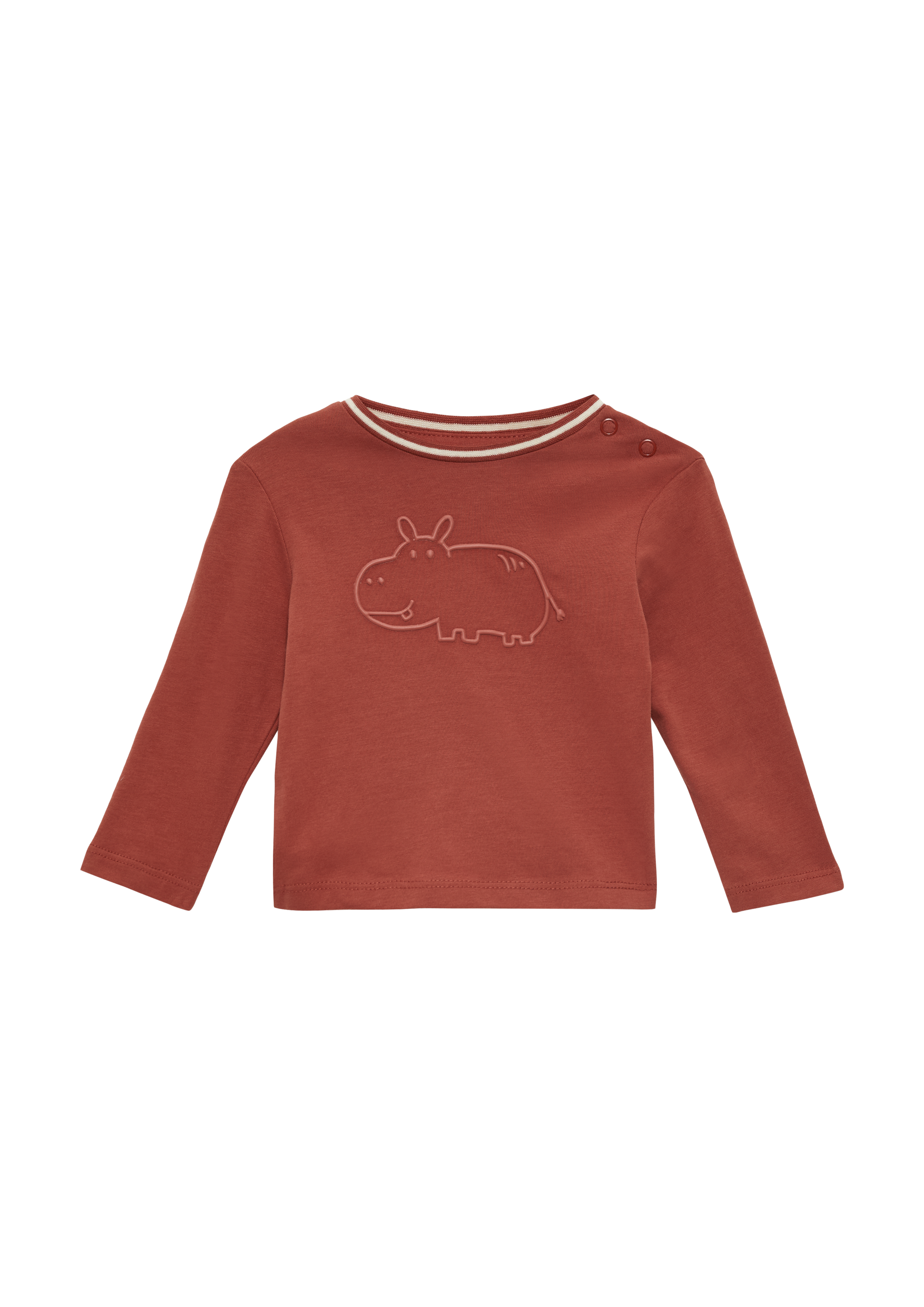 s.Oliver - Longsleeve mit 3D-Effekt, Babys, rot