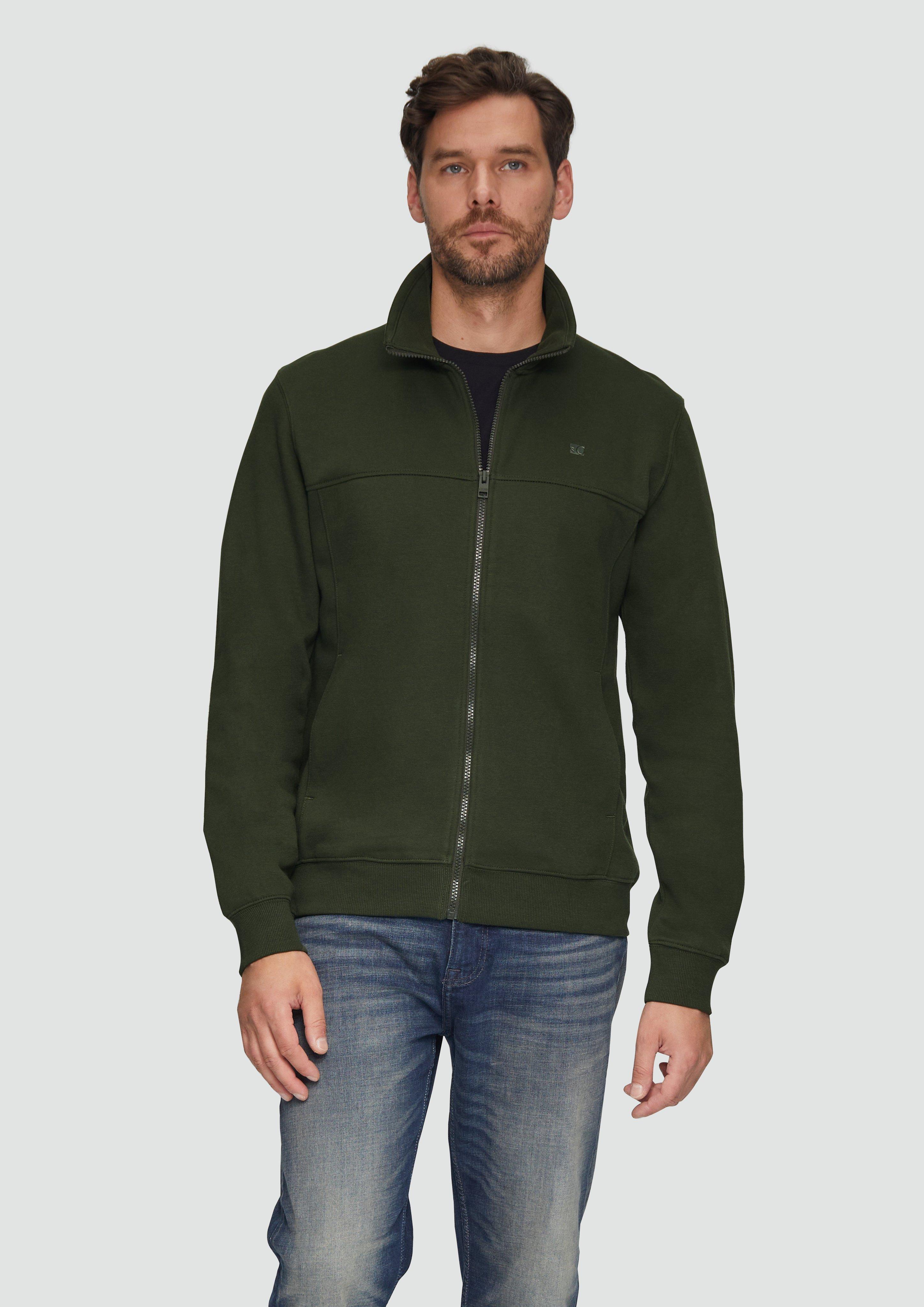 S.Oliver Sweatjacke mit Stehkragen