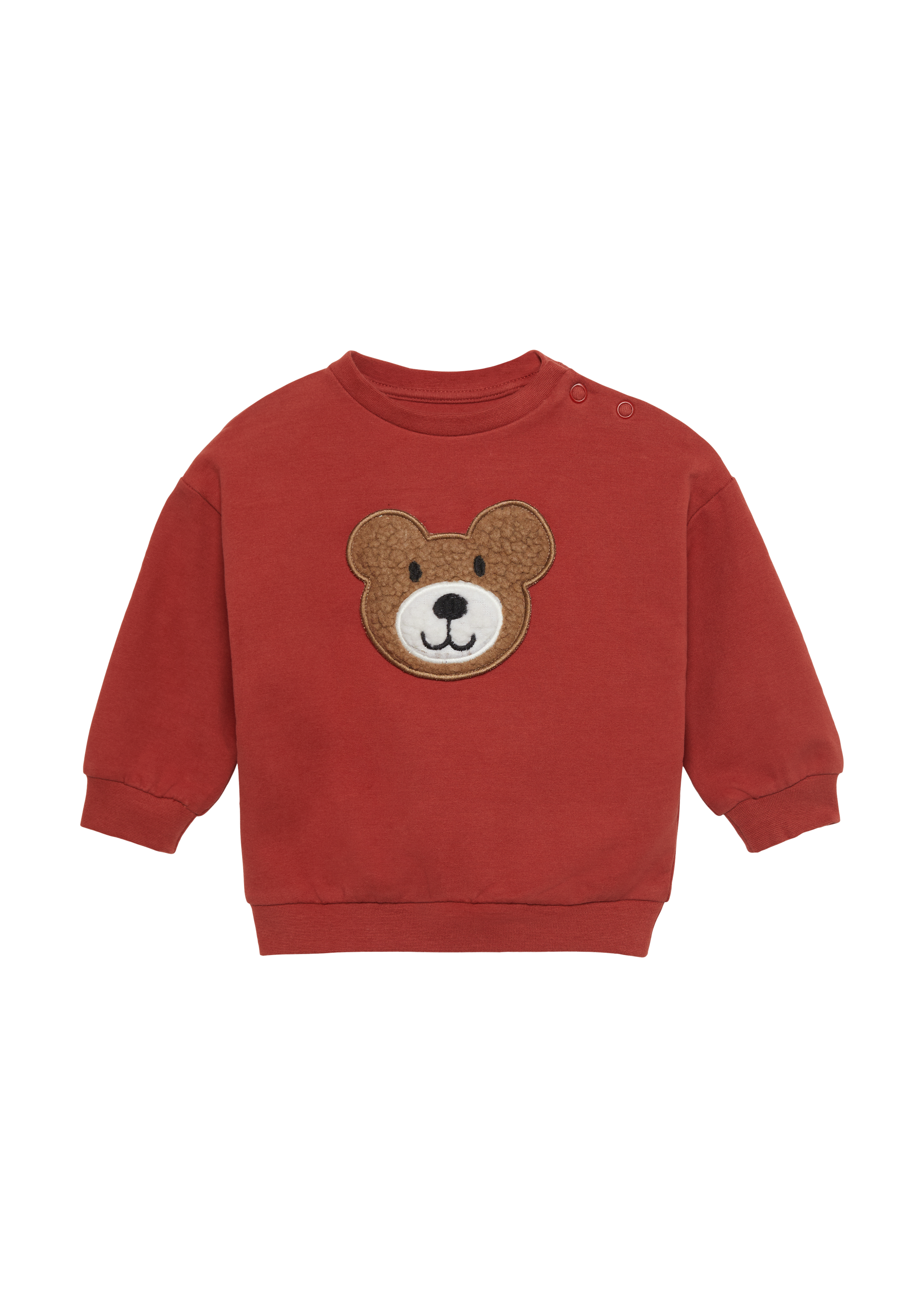 s.Oliver - Sweatshirt mit Teddybär-Applikation, Babys, rot