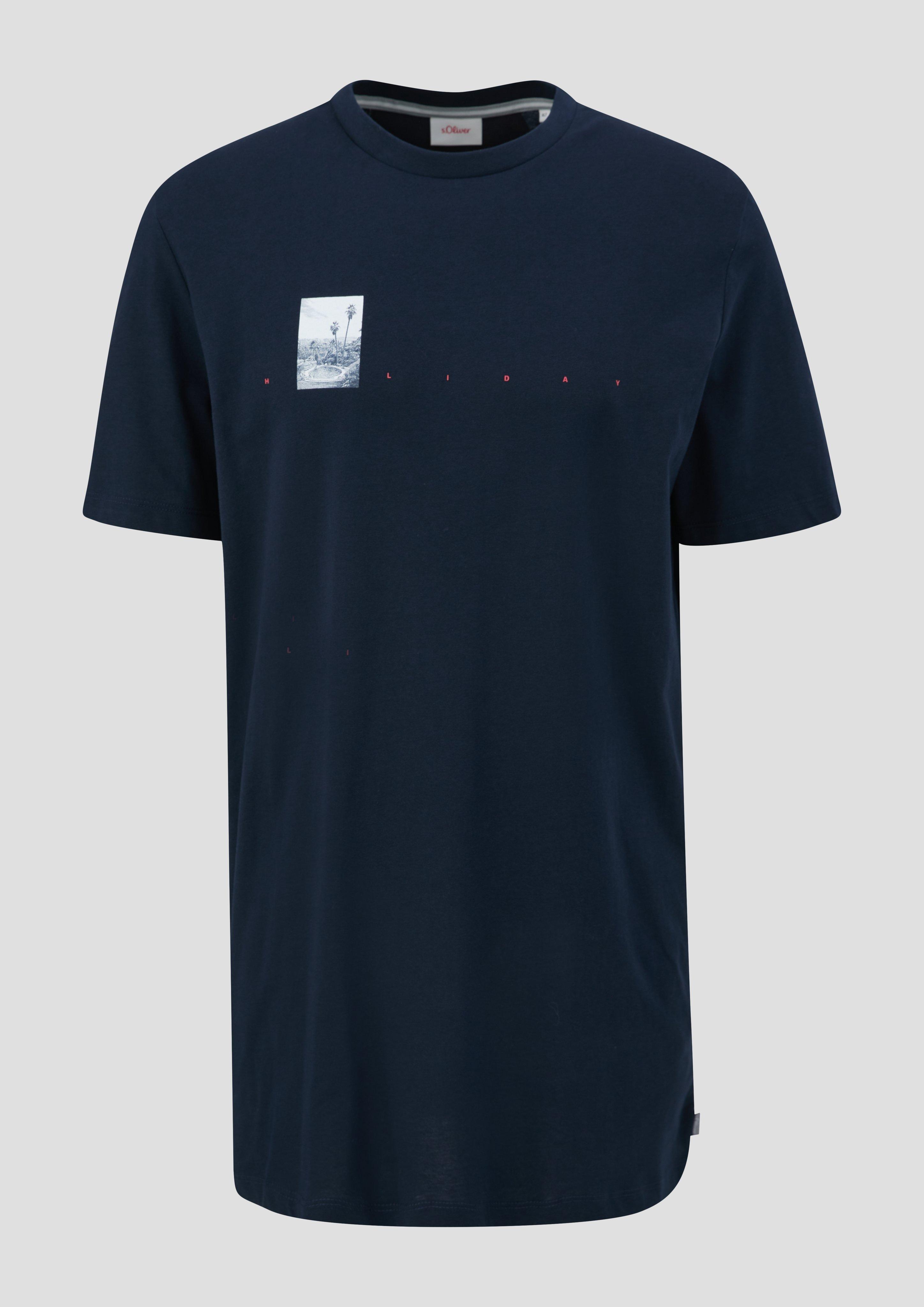 s.Oliver T-Shirt aus Baumwolle mit Frontprint