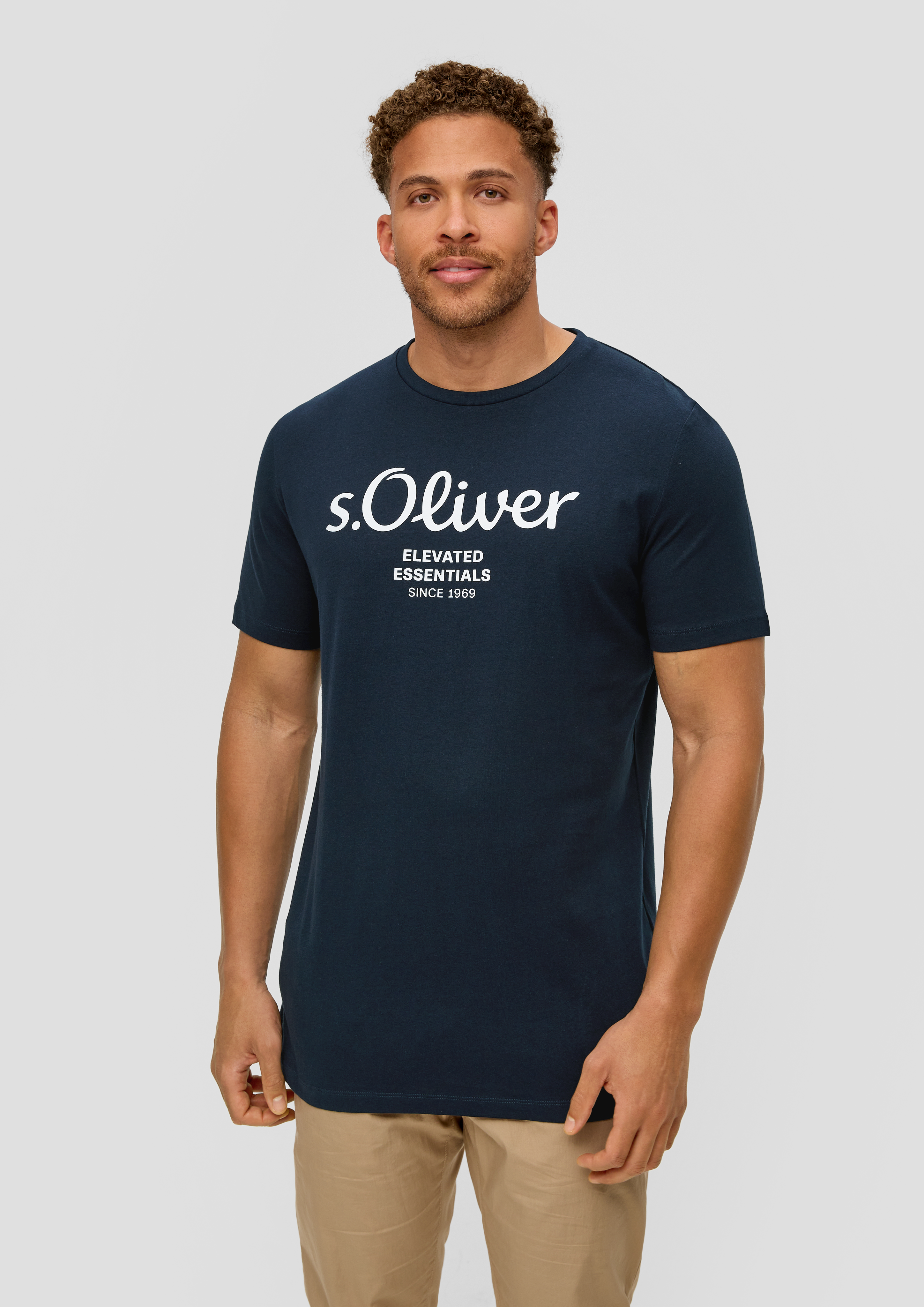 S.Oliver T-Shirt aus Baumwolle mit Logo-Print