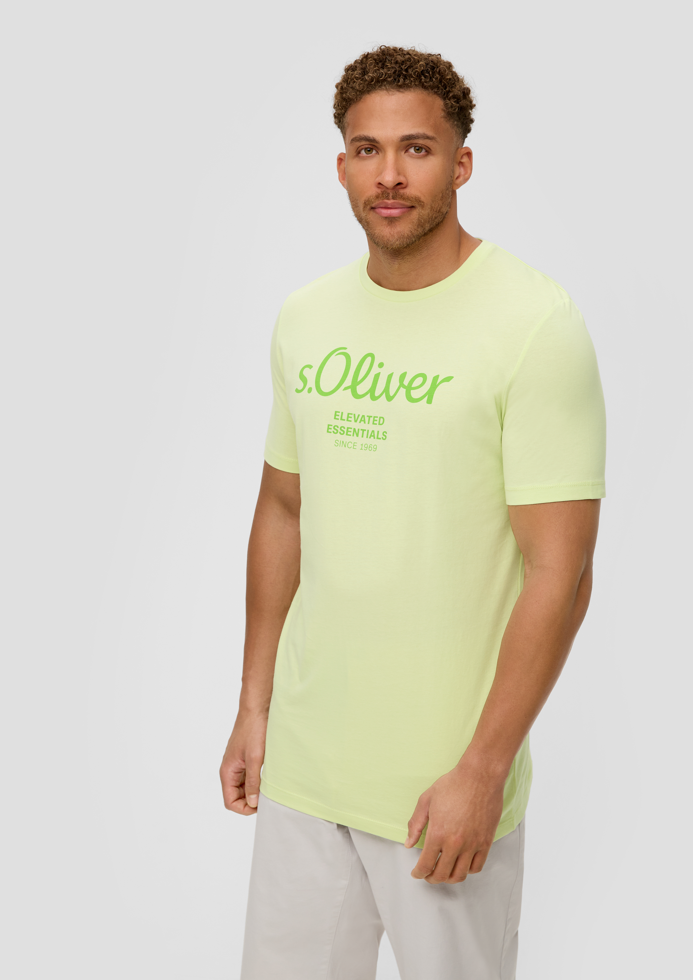 S.Oliver T-Shirt aus Baumwolle mit Logo-Print