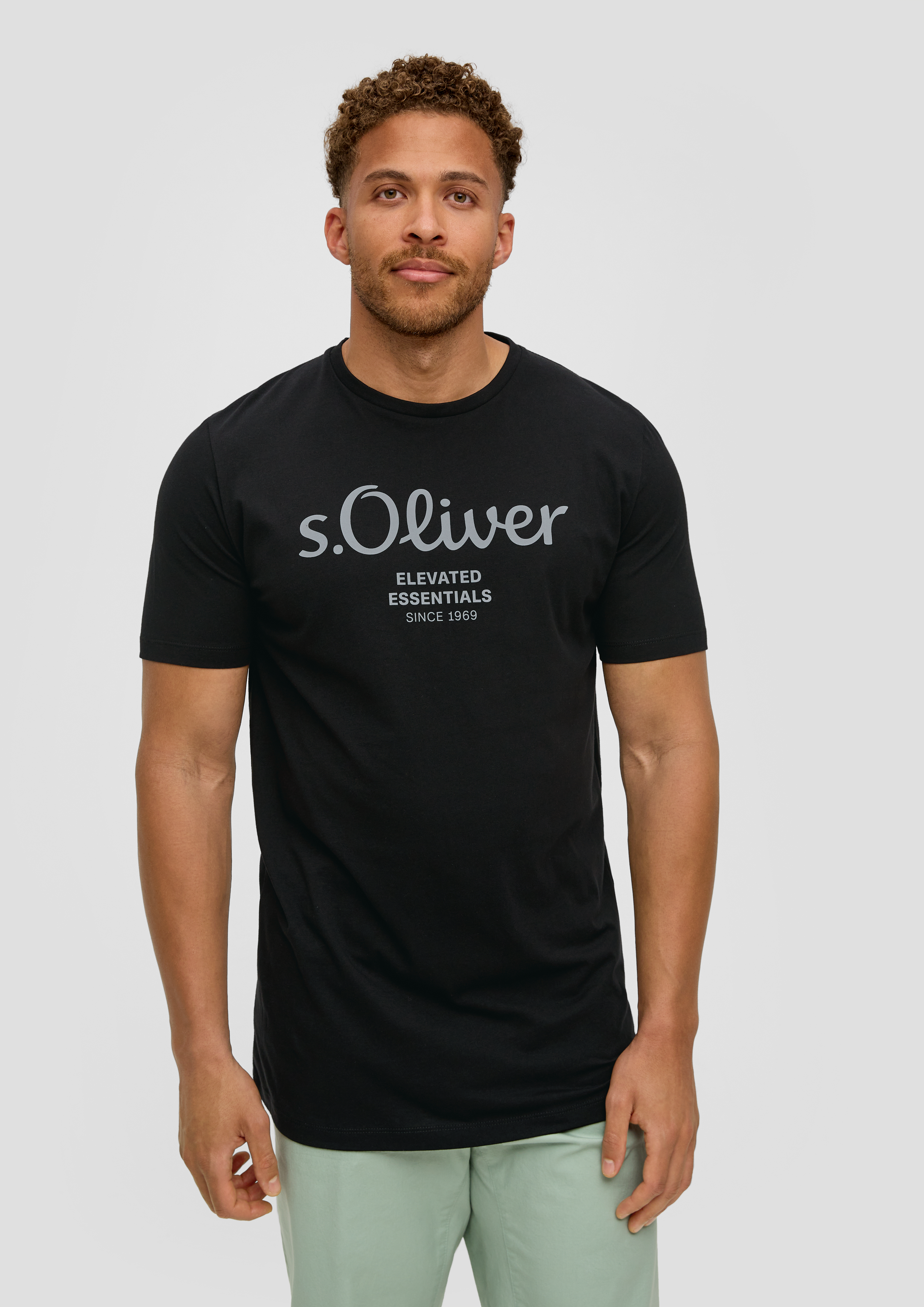 S.Oliver T-Shirt aus Baumwolle mit Logo-Print