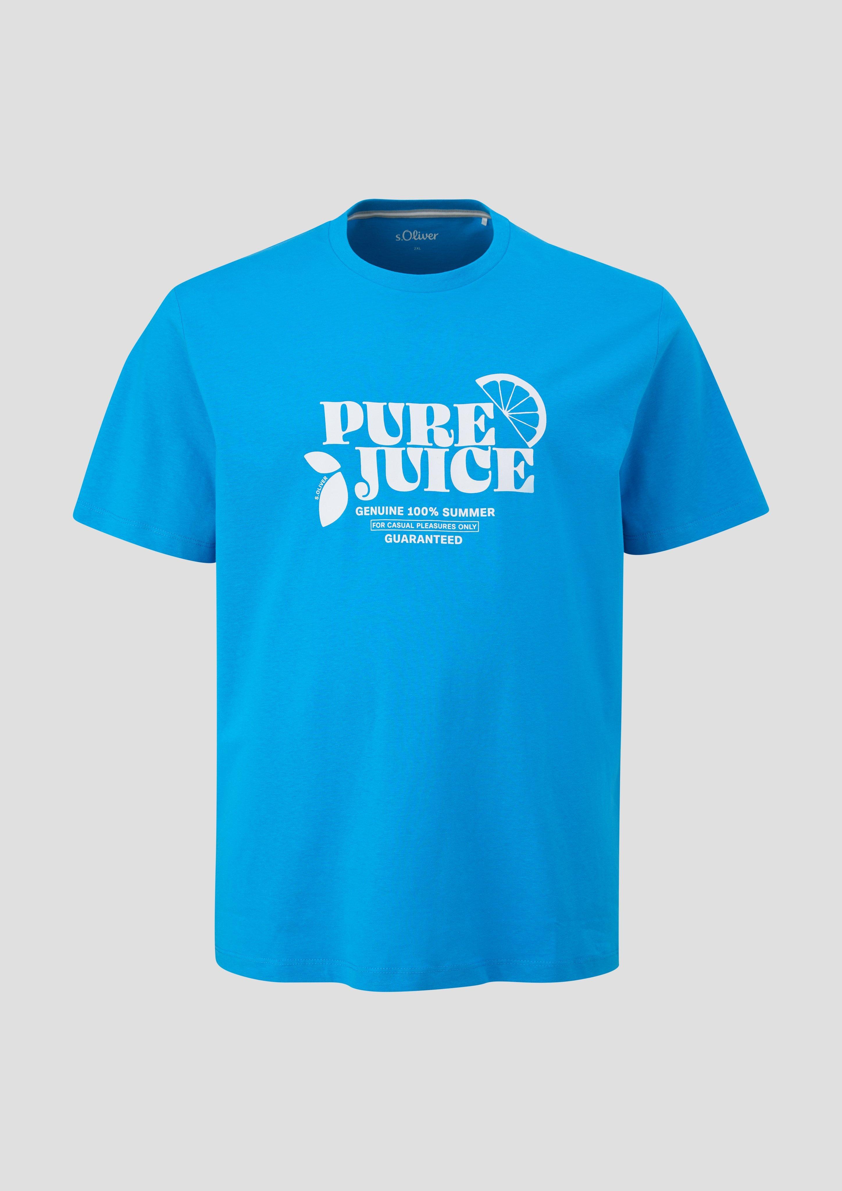 s.Oliver Baumwoll-T-Shirt mit Frontprint