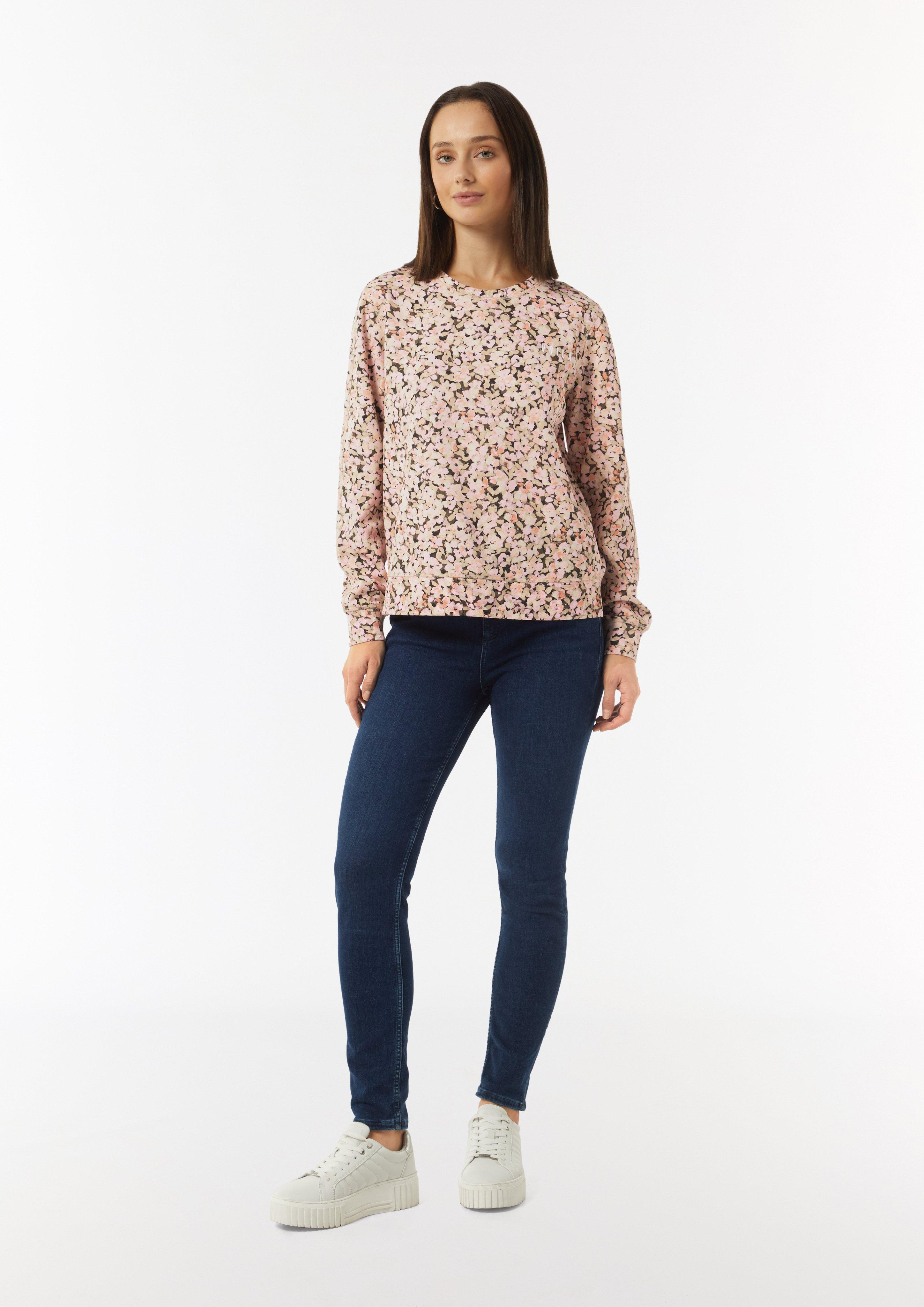 【専用出品】CONTINUOUS LINE EMBROIDERY SWEATER Embroidered Sakura Sweater, Japan Street Style (Unisex