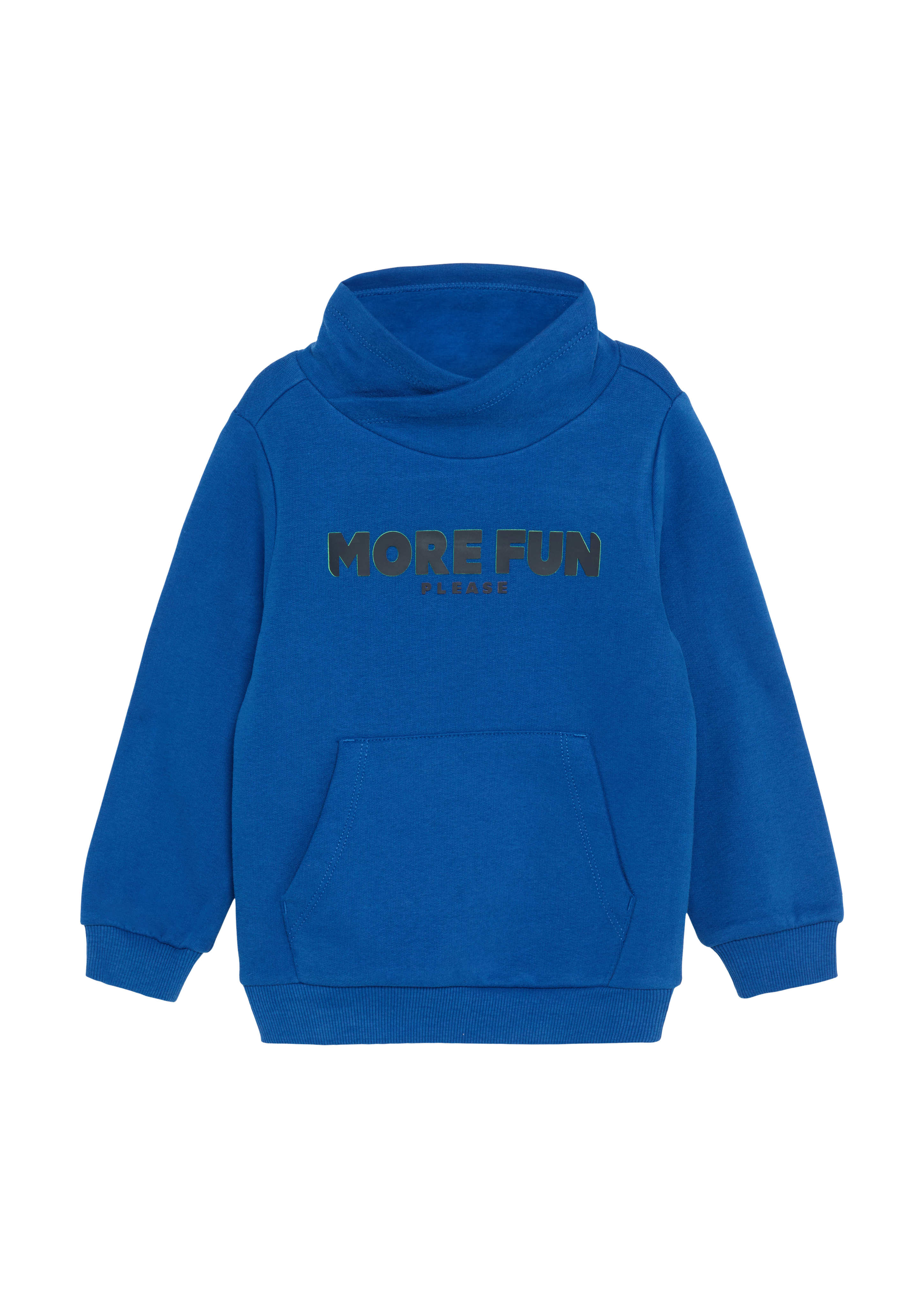 s.Oliver - Wärmendes Sweatshirt mit erhabenem Print, Kinder, blau