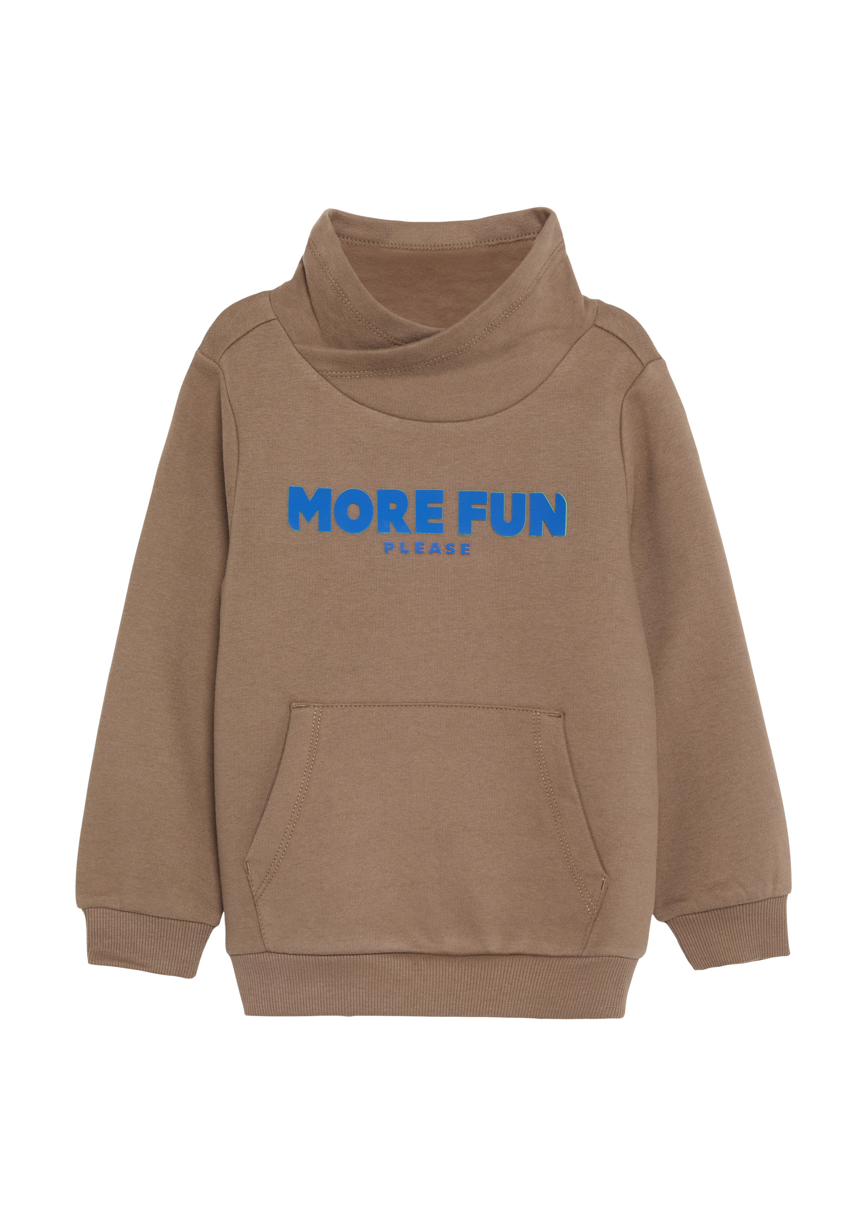 s.Oliver - Wärmendes Sweatshirt mit erhabenem Print, Kinder, braun