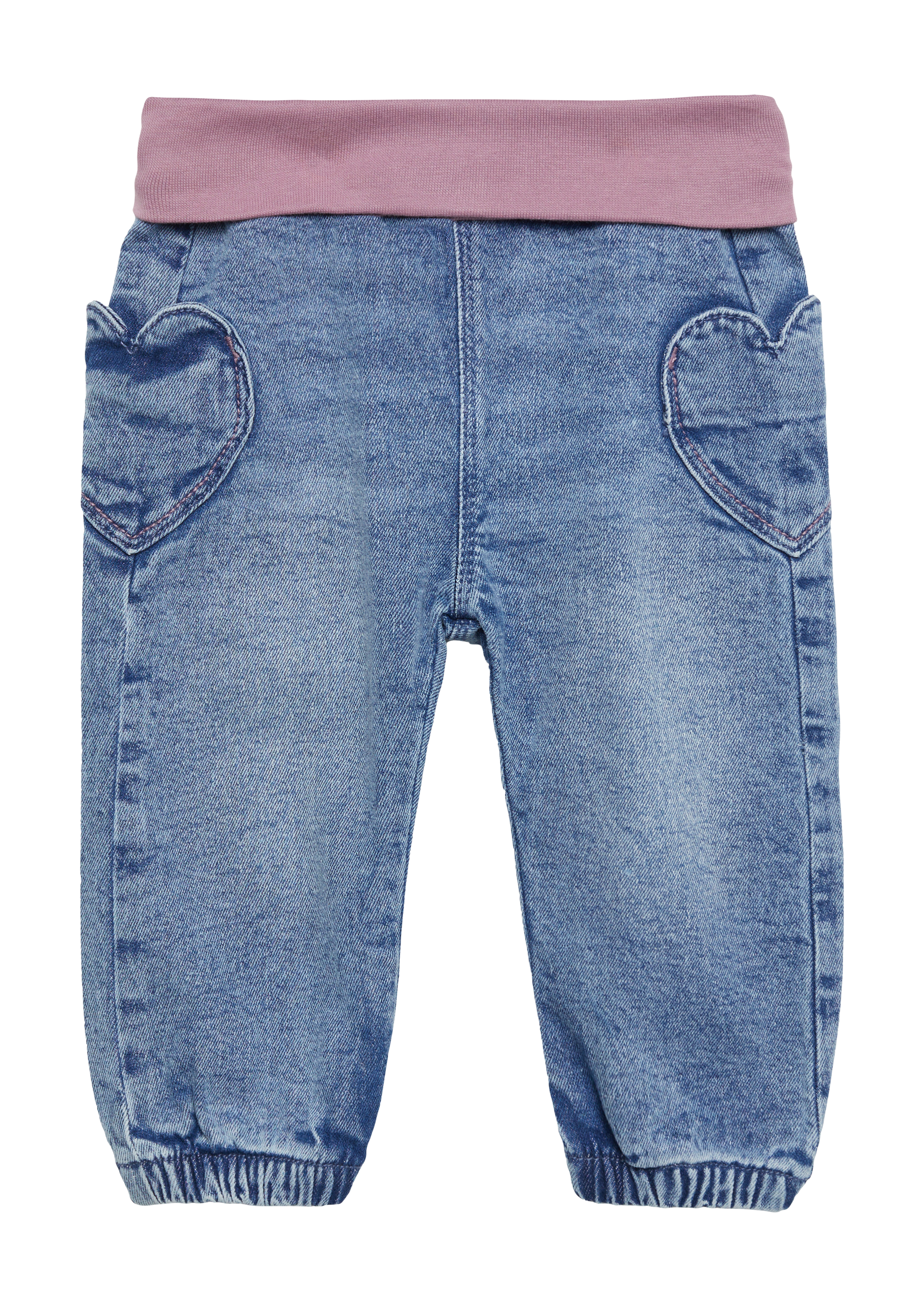 s.Oliver - Ankle-Jeans / Relaxed Fit / High Rise / Wide Leg, Babys, blau