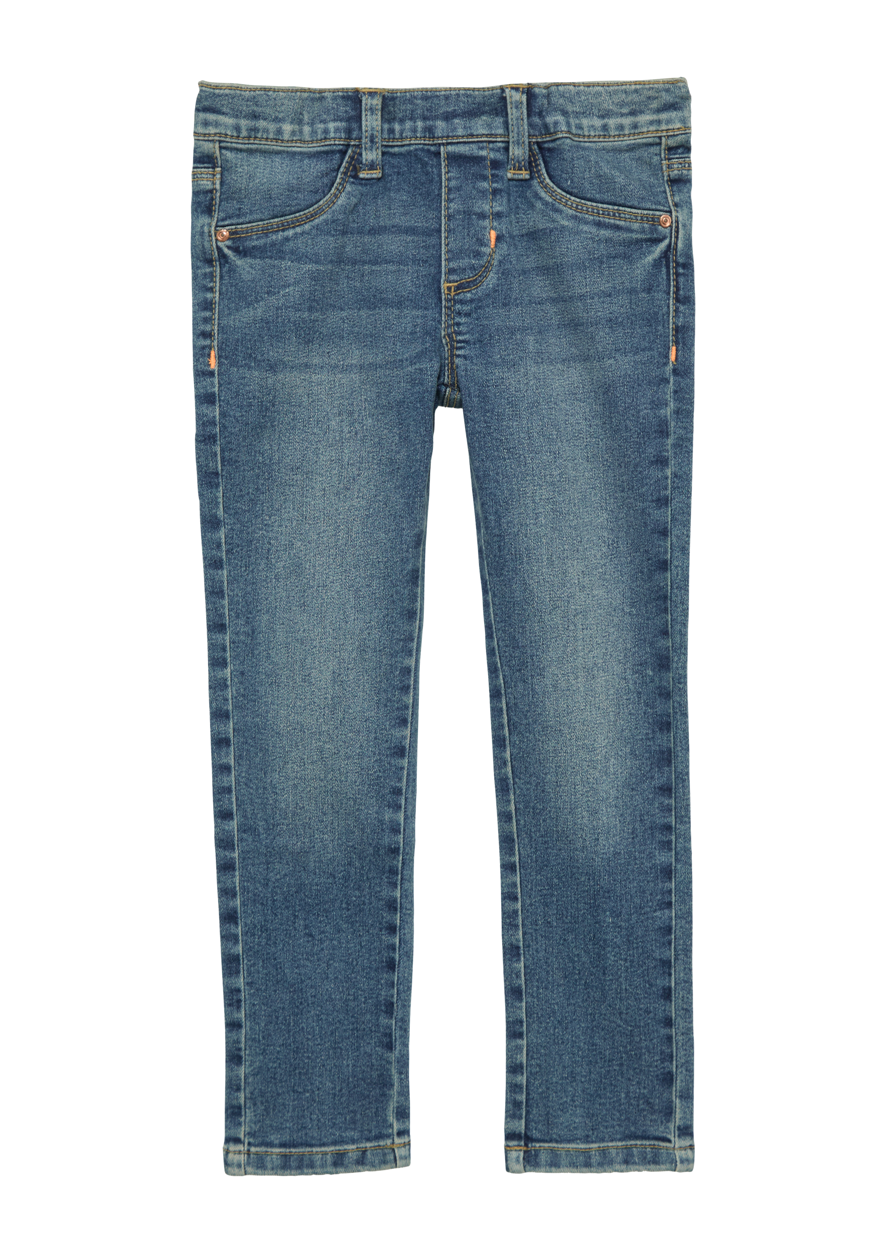 s.Oliver - Jeans Treggings / Slim Fit / Mid Rise / Skinny Leg, Kinder, blau