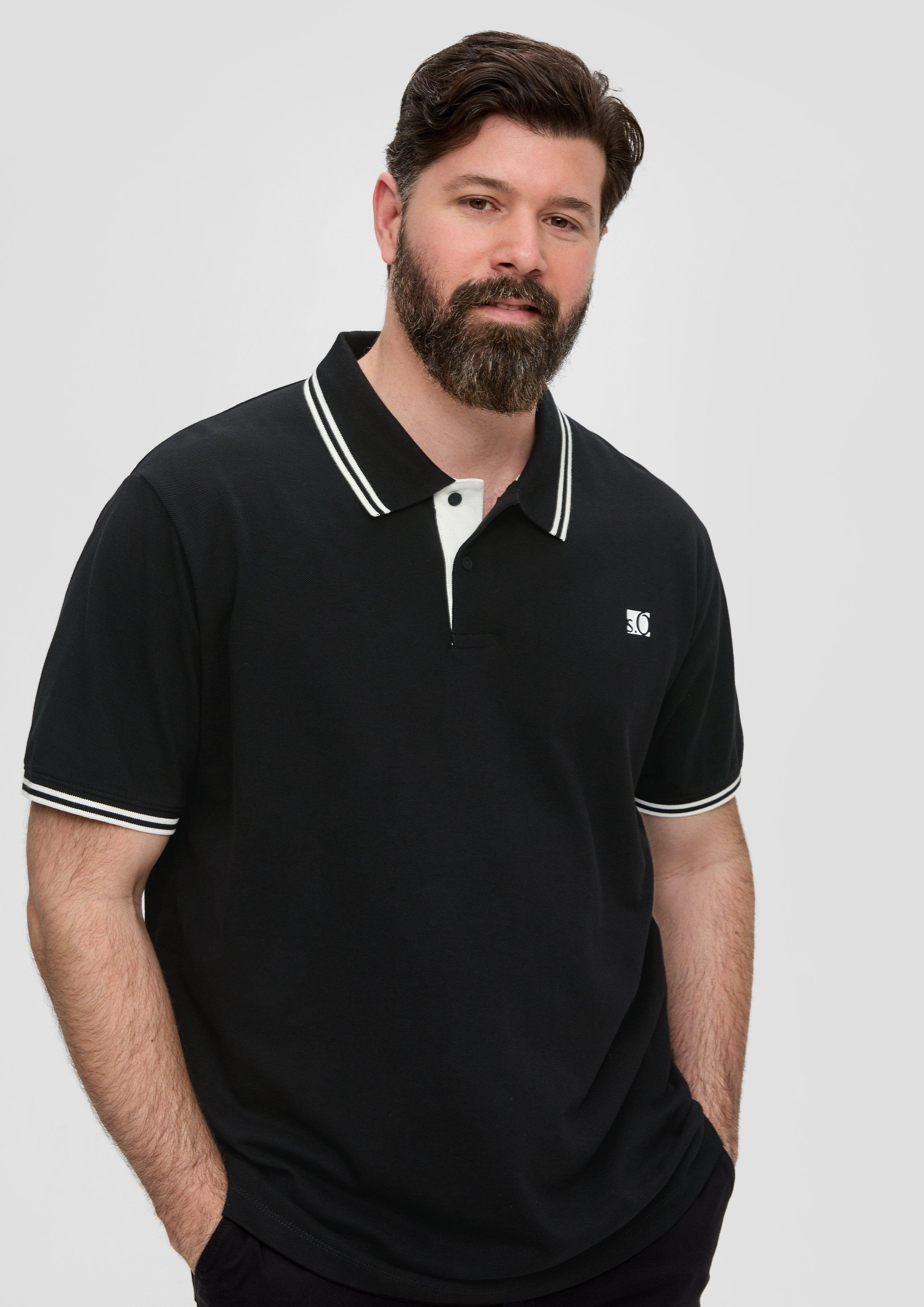 S.Oliver Poloshirt aus Baumwolle mit Logo-Detail