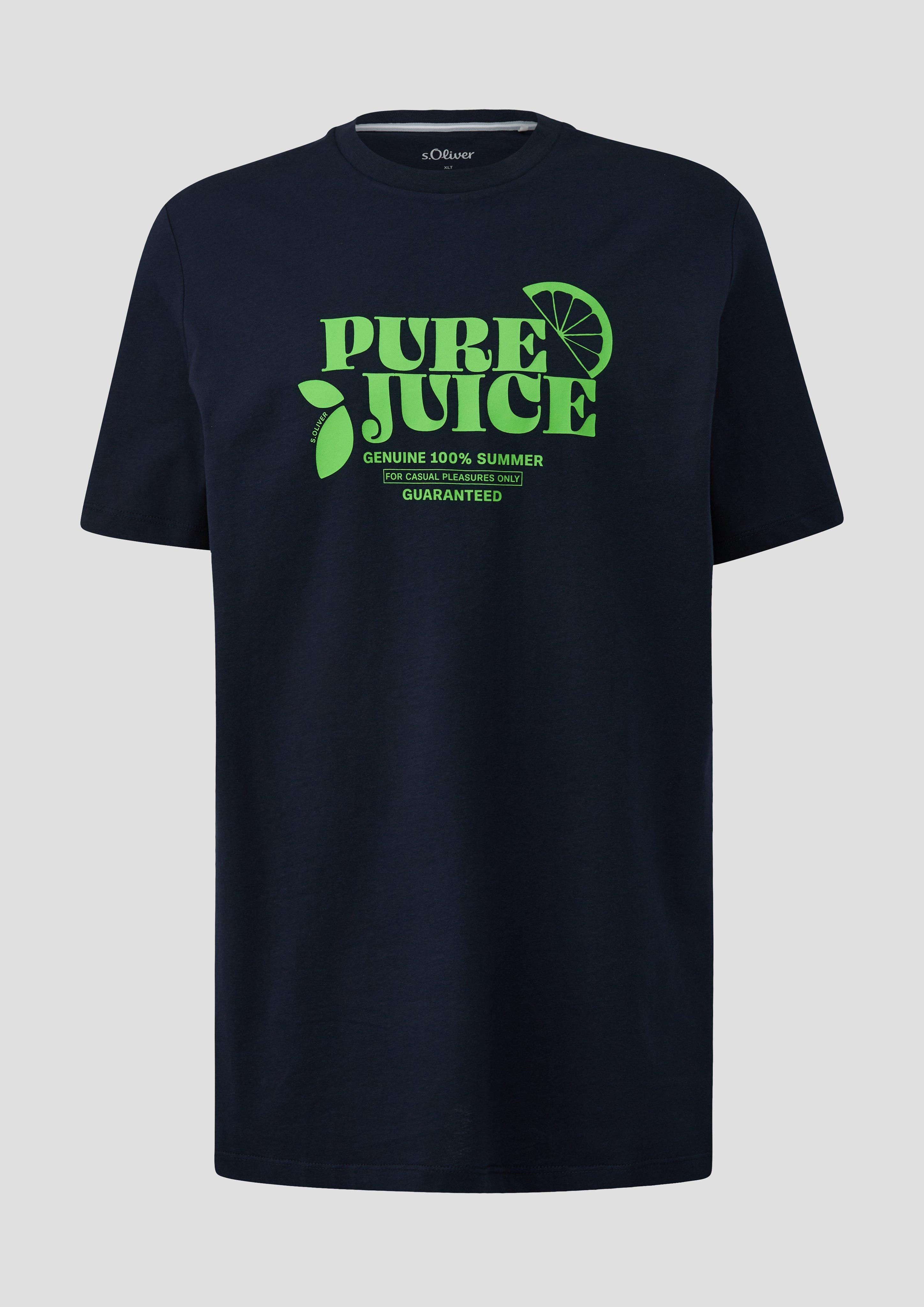 s.Oliver Baumwollshirt mit Frontprint