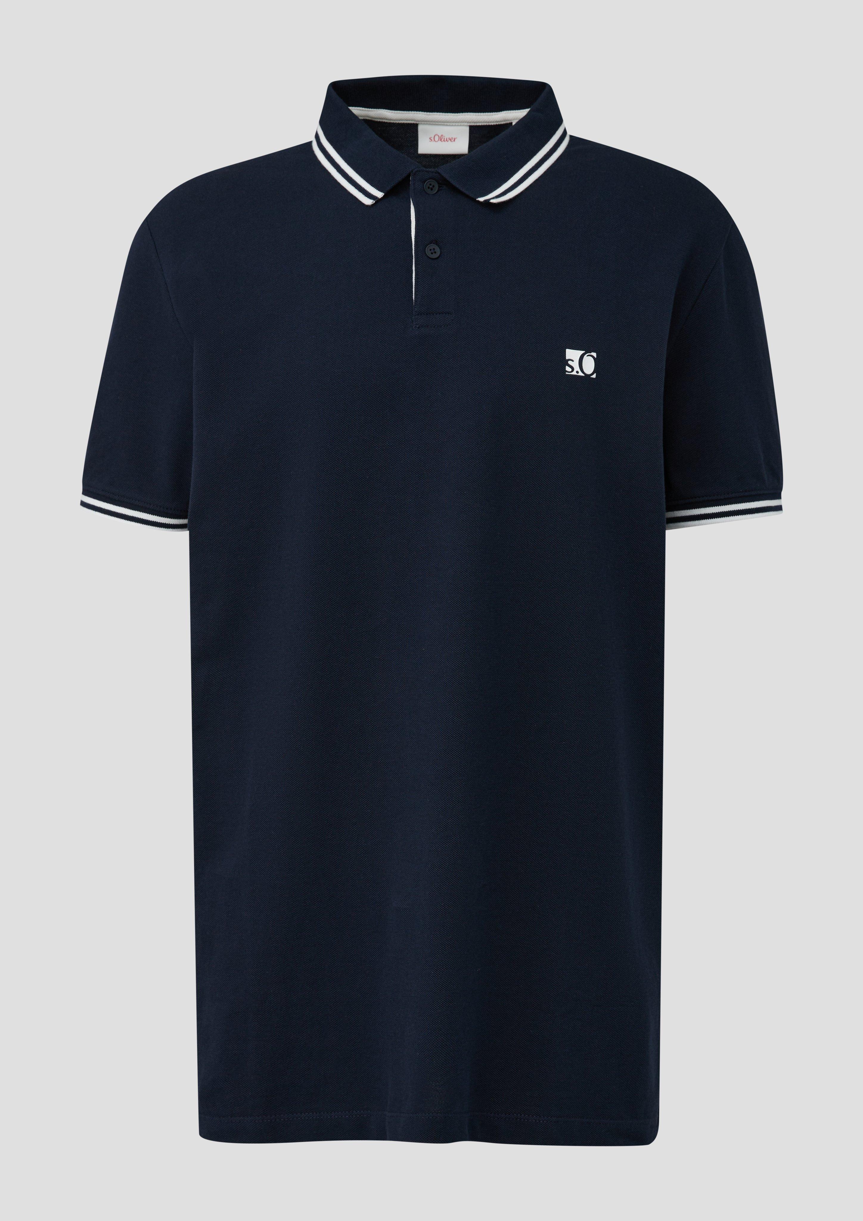 s.Oliver Poloshirt mit Kontrastdetails