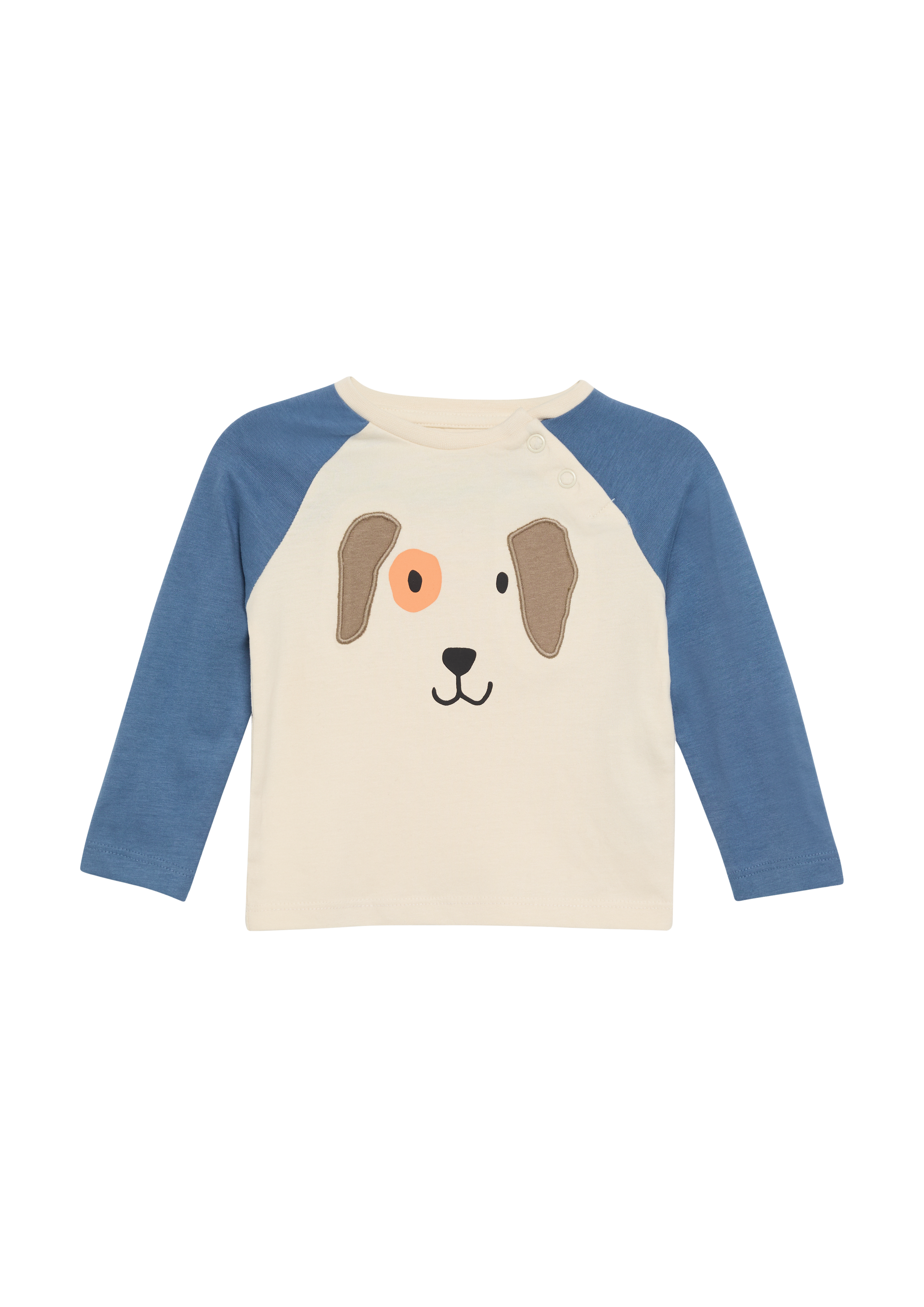 s.Oliver - Longsleeve mit Applikation, Babys, Beige