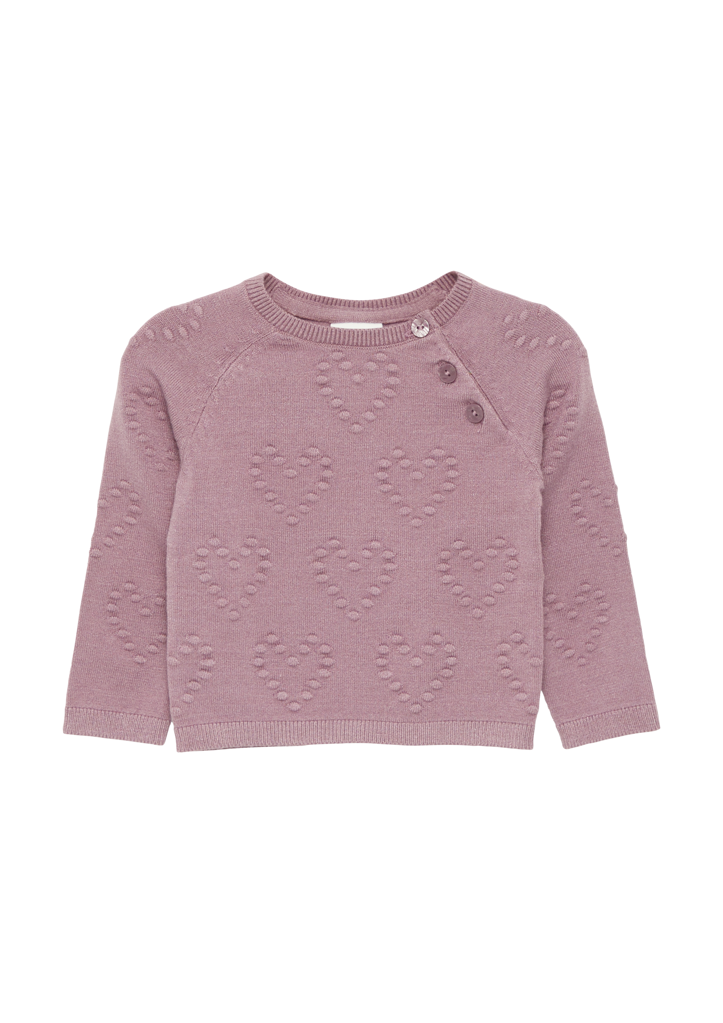 s.Oliver - Strickpullover mit Strukturmuster, Babys, lila