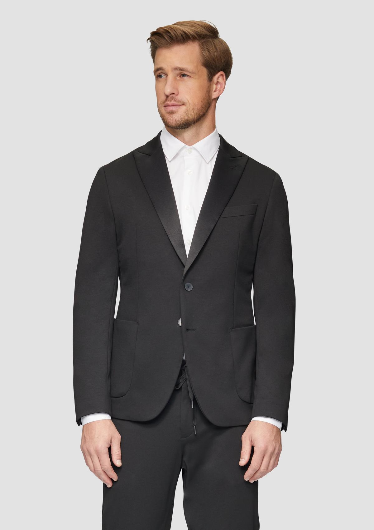 s.O JOGG: jersey dinner jacket - black | s.Oliver